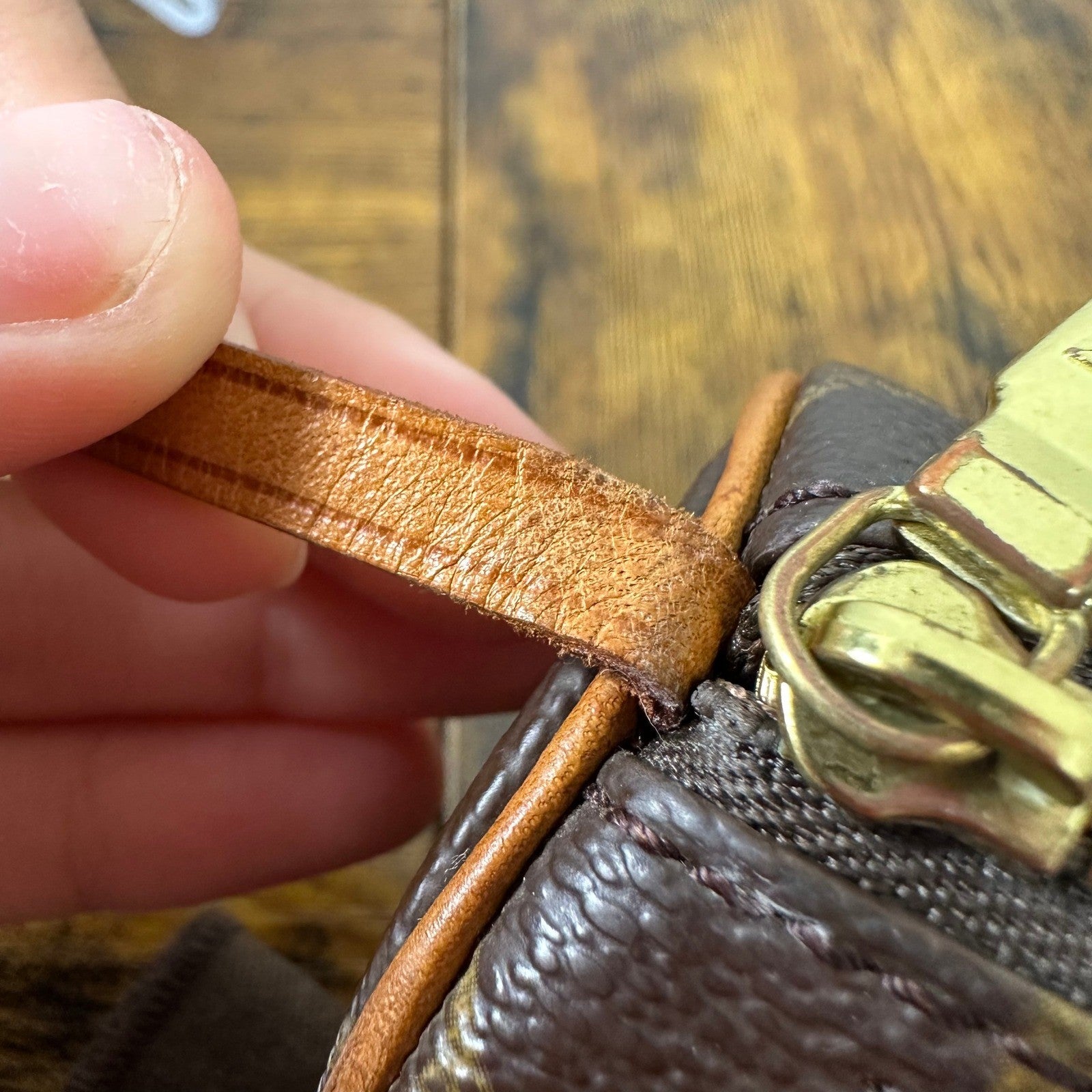 Louis Vuitton Monogram Mini Papillon Accessories Pouch Bag Vintage Authentic