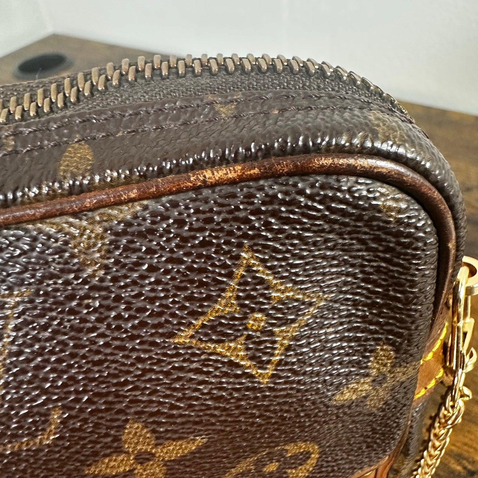 Louis Vuitton Vintage Monogram Marly Dragonne Clutch Bag