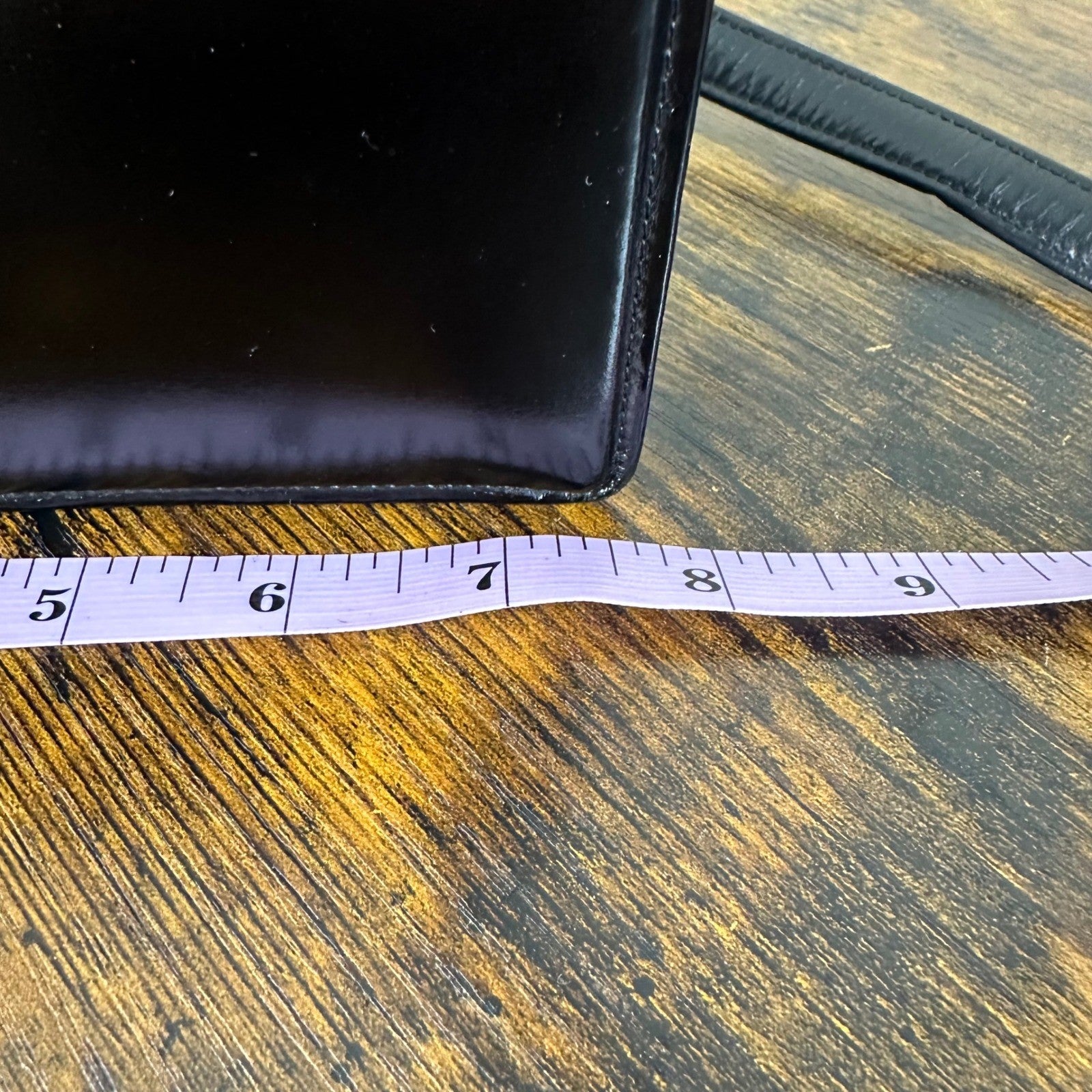 Vintage Gucci Black Leather Flap Chain Shoulder Handbag Evening Bag Authentic