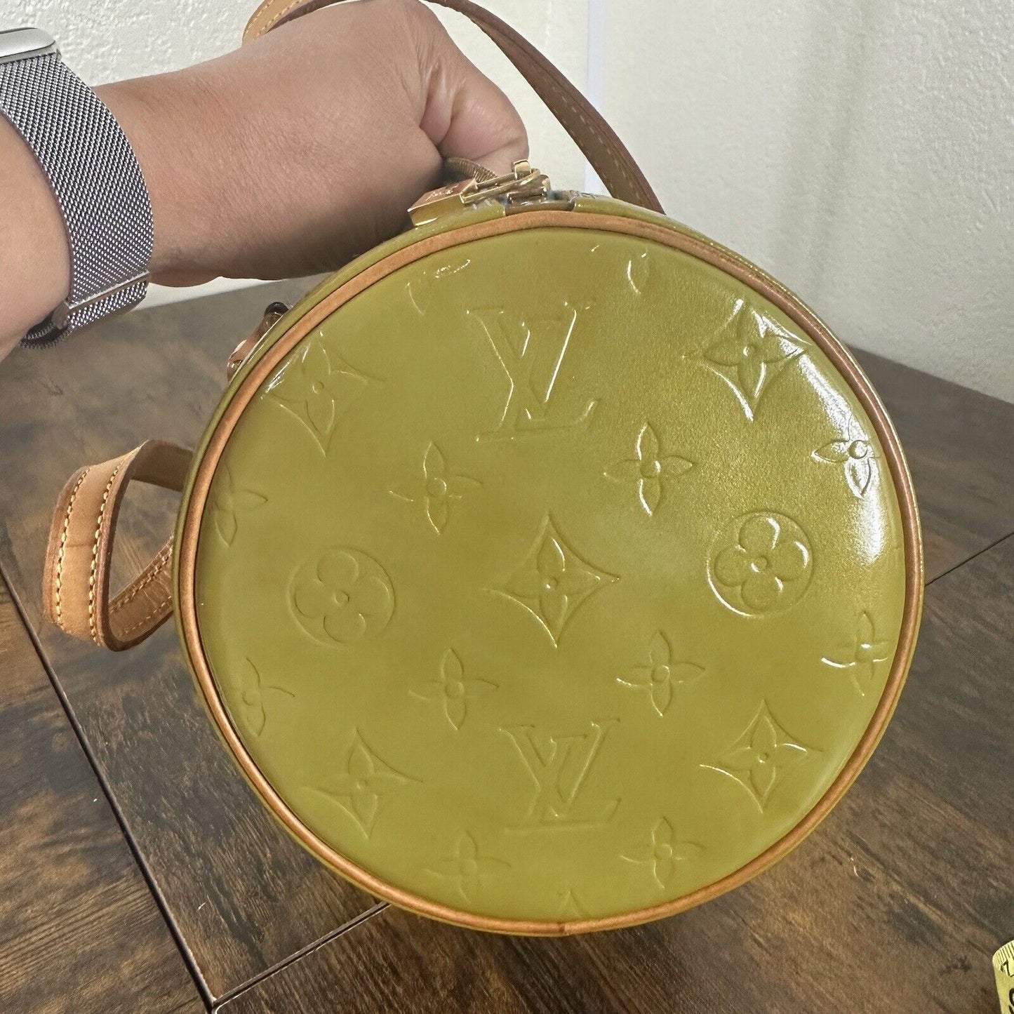 Louis Vuitton Monogram Bedford Green Vernis With Certificate Of Authenticity