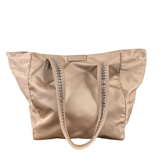 Stella McCartney Go Falabella Large Nylon Tote Bag Beige