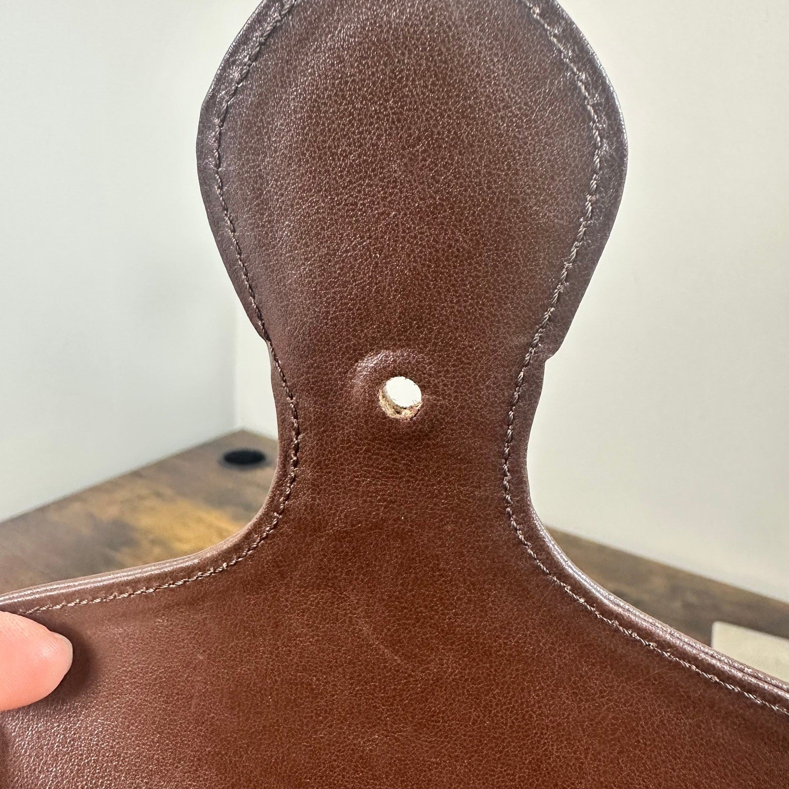 Vintage Chloe Brown Leather Sling Bag Backpack Authentic