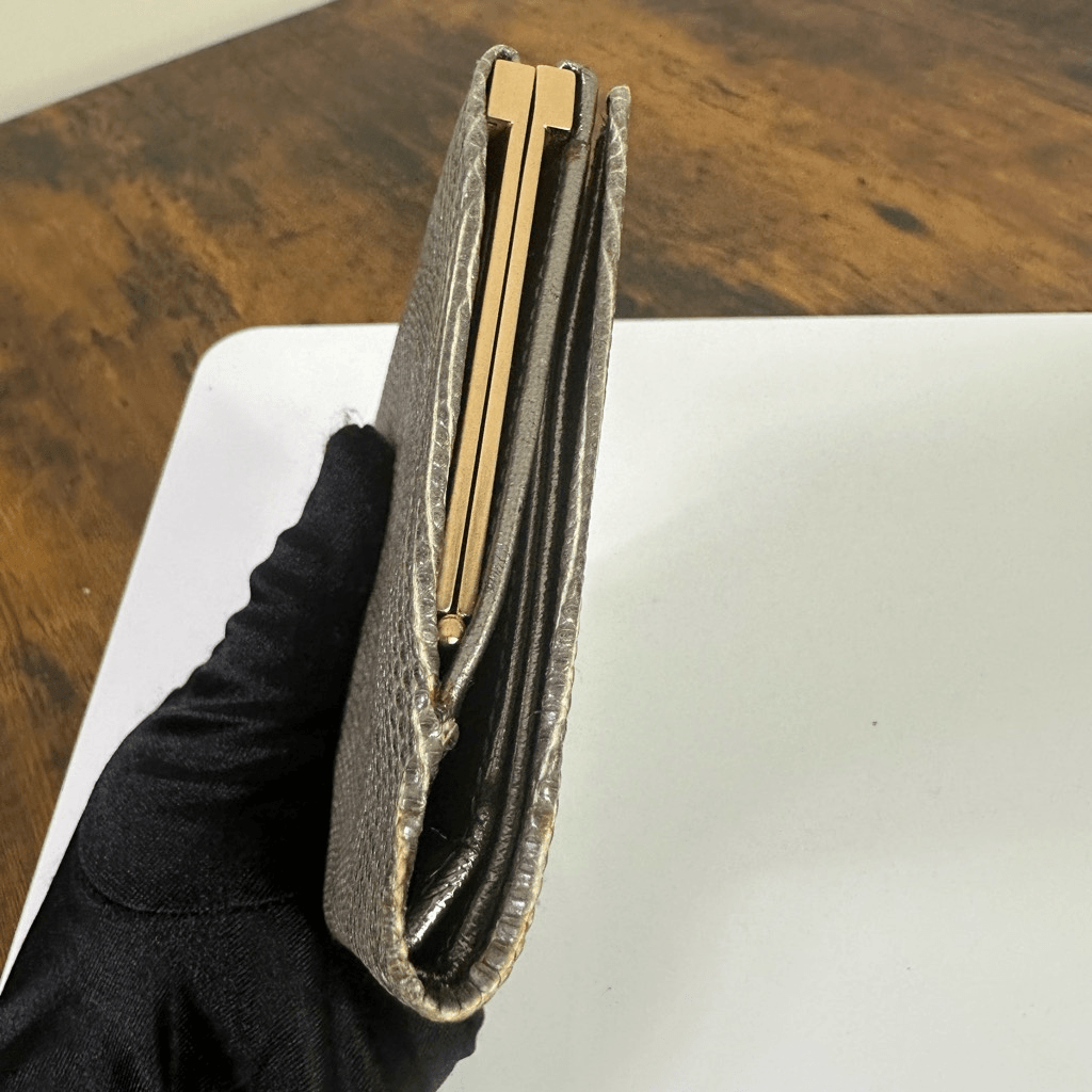 Bottega Veneta Vintage Genuine Lizard Wallet