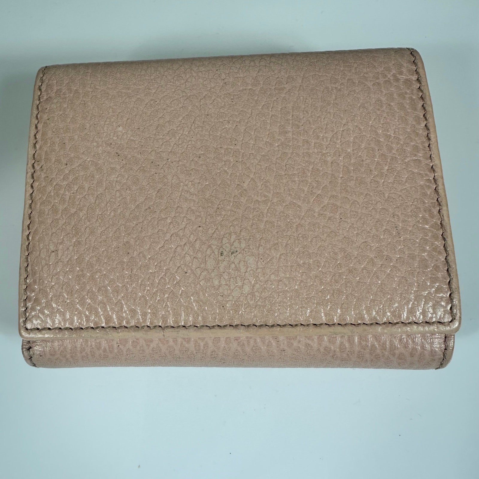 Gucci Marmont Pink Leather Compact Wallet - Preowned Authentic