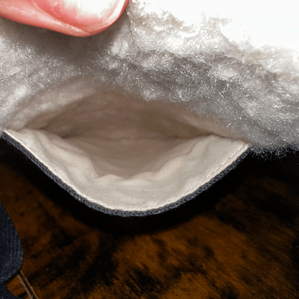 Chloe Woody Faux Shearling Fur Tote Bag 2-Way Small Size