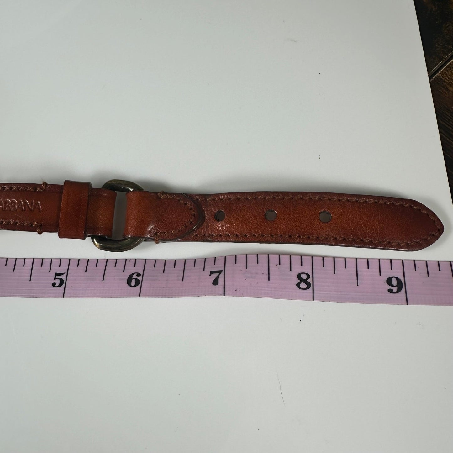 Dolce & Gabbana Brown Leather Bracelet Women's Men's