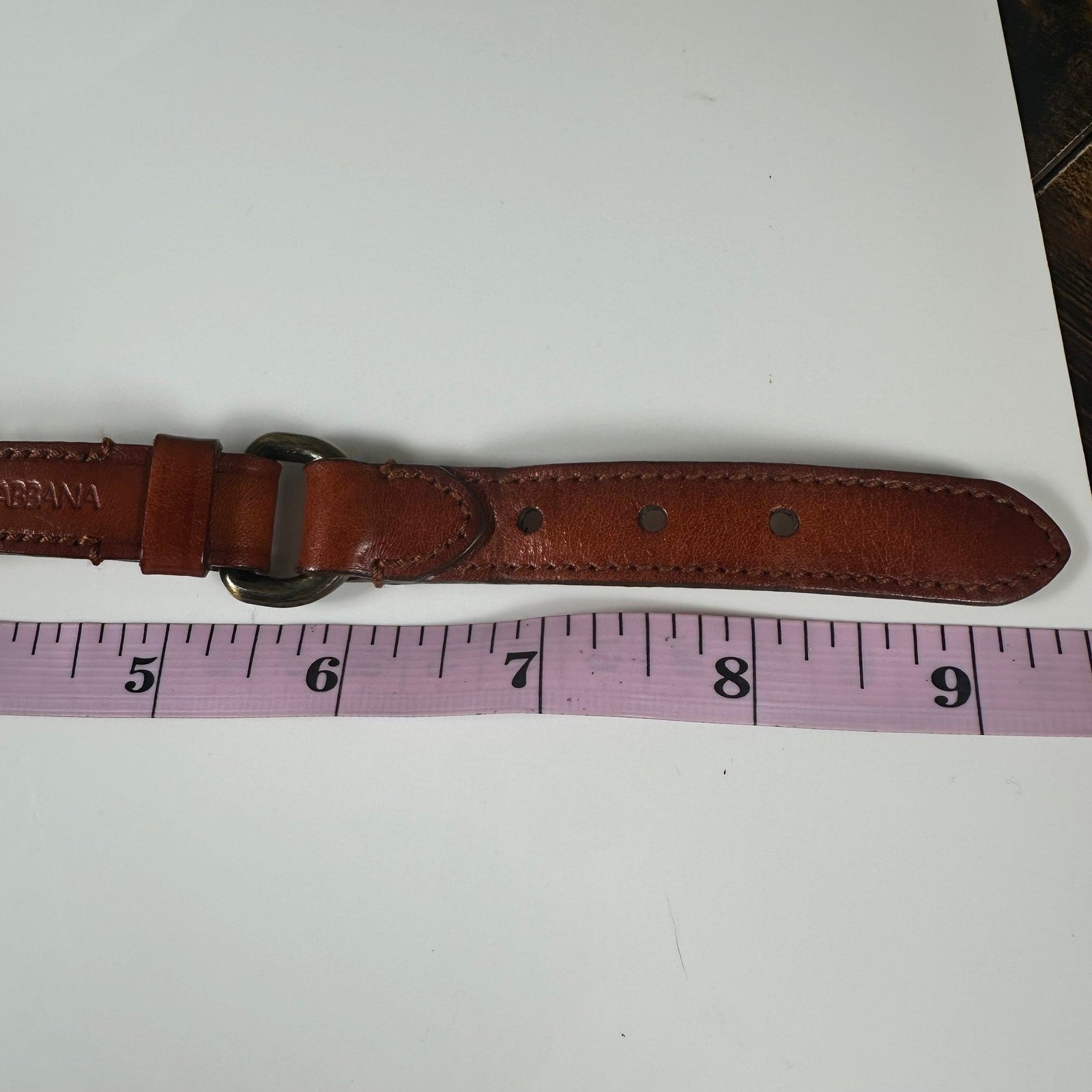 Dolce & Gabbana Brown Leather Bracelet Women's Men's