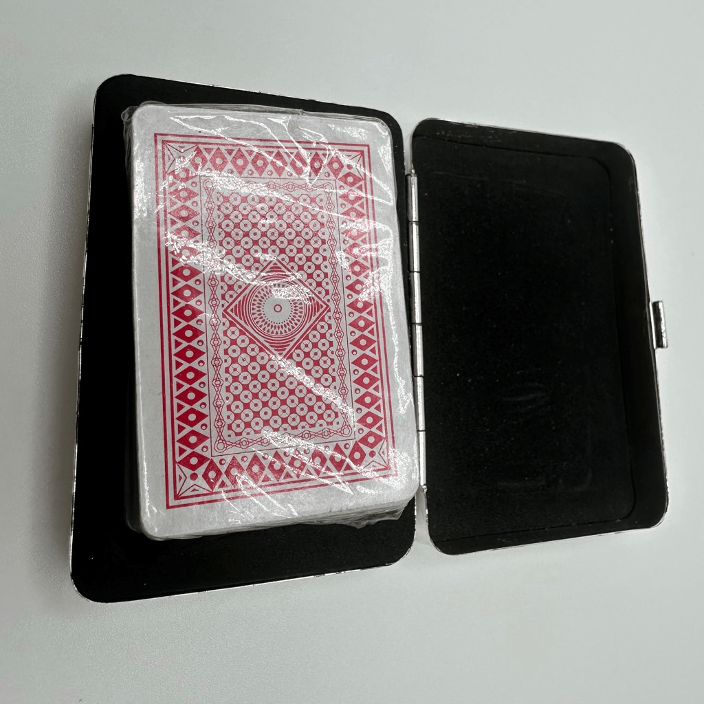 Burberry Mini Playing Card Complete Set With Silver Case