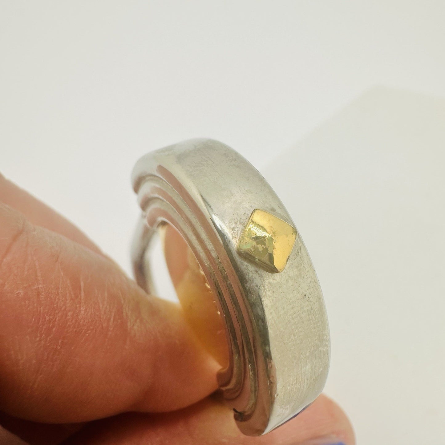 Gucci Interlocking G Two-Tone Key Ring