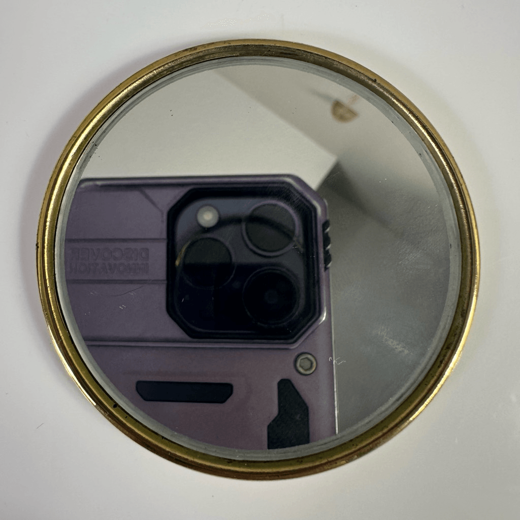 FENDI FF Vintage Mirror Case With Hand Mirror