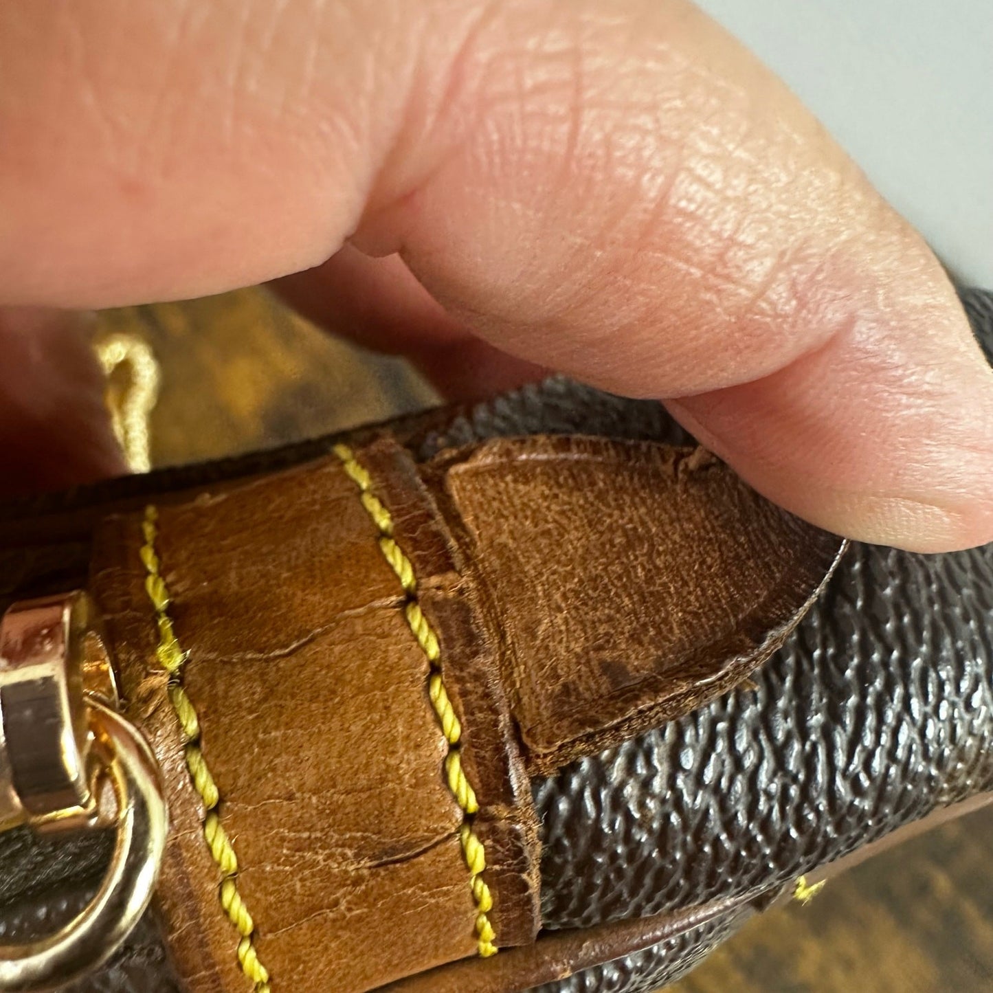 Louis Vuitton Vintage Monogram Marly Dragonne Clutch Bag