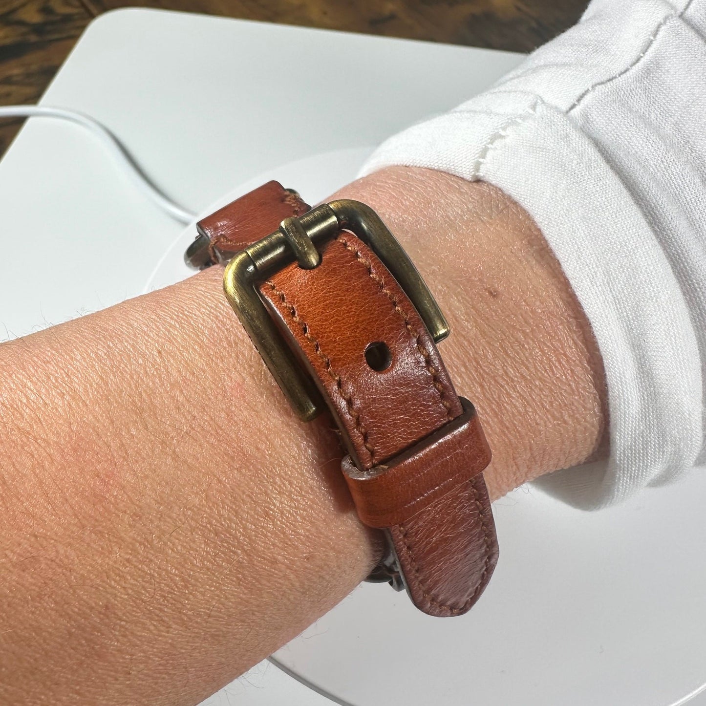 Dolce & Gabbana Brown Leather Bracelet Women's Men's