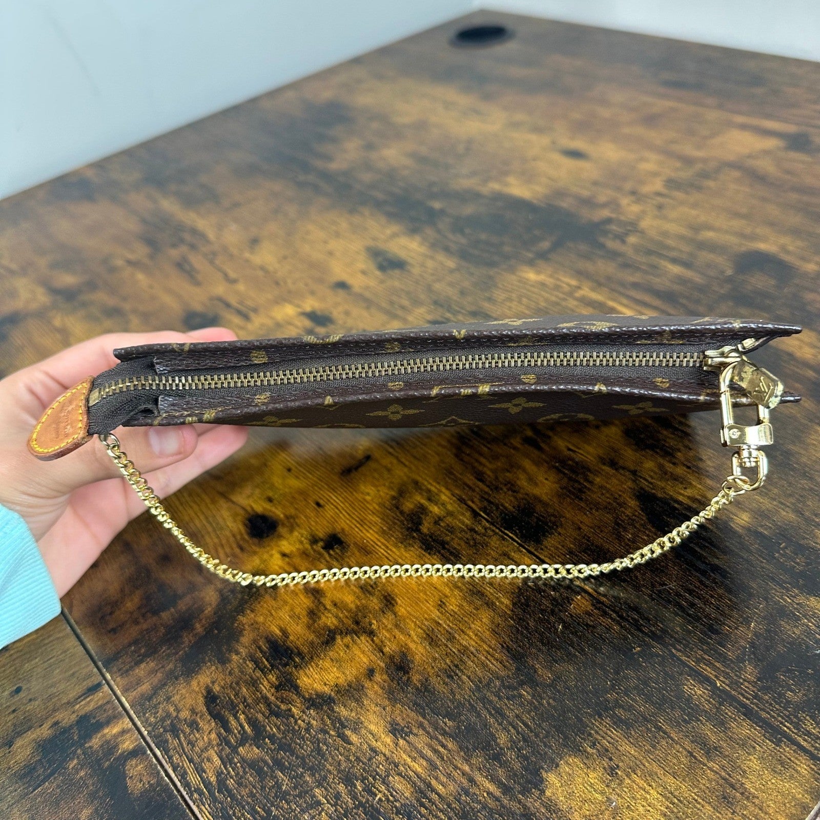 Louis Vuitton Monogram Bucket Accessories Pochette Bag Authentic Vintage