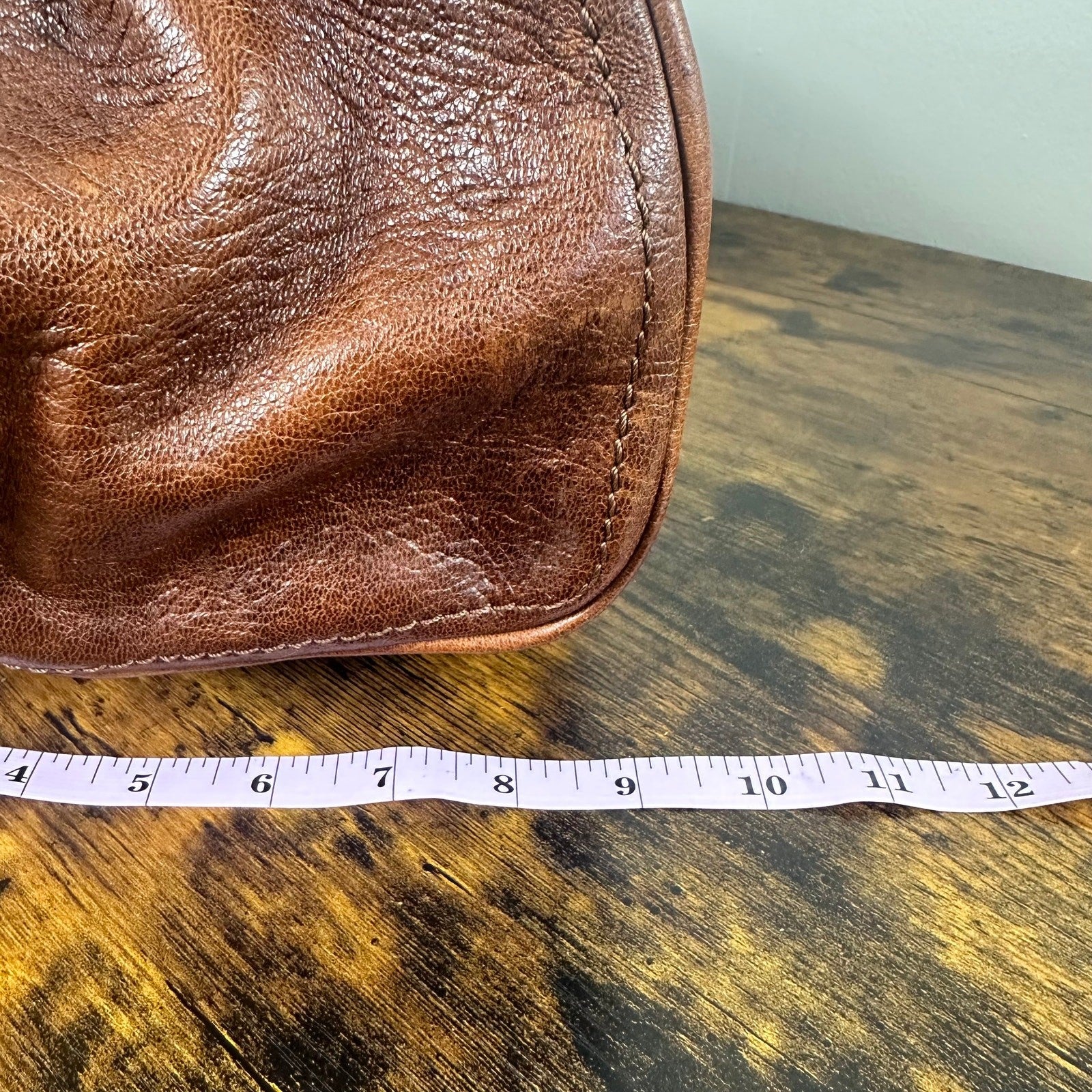 Vintage Chloe Paddington Leather & Tweed Satchel Bag Large 