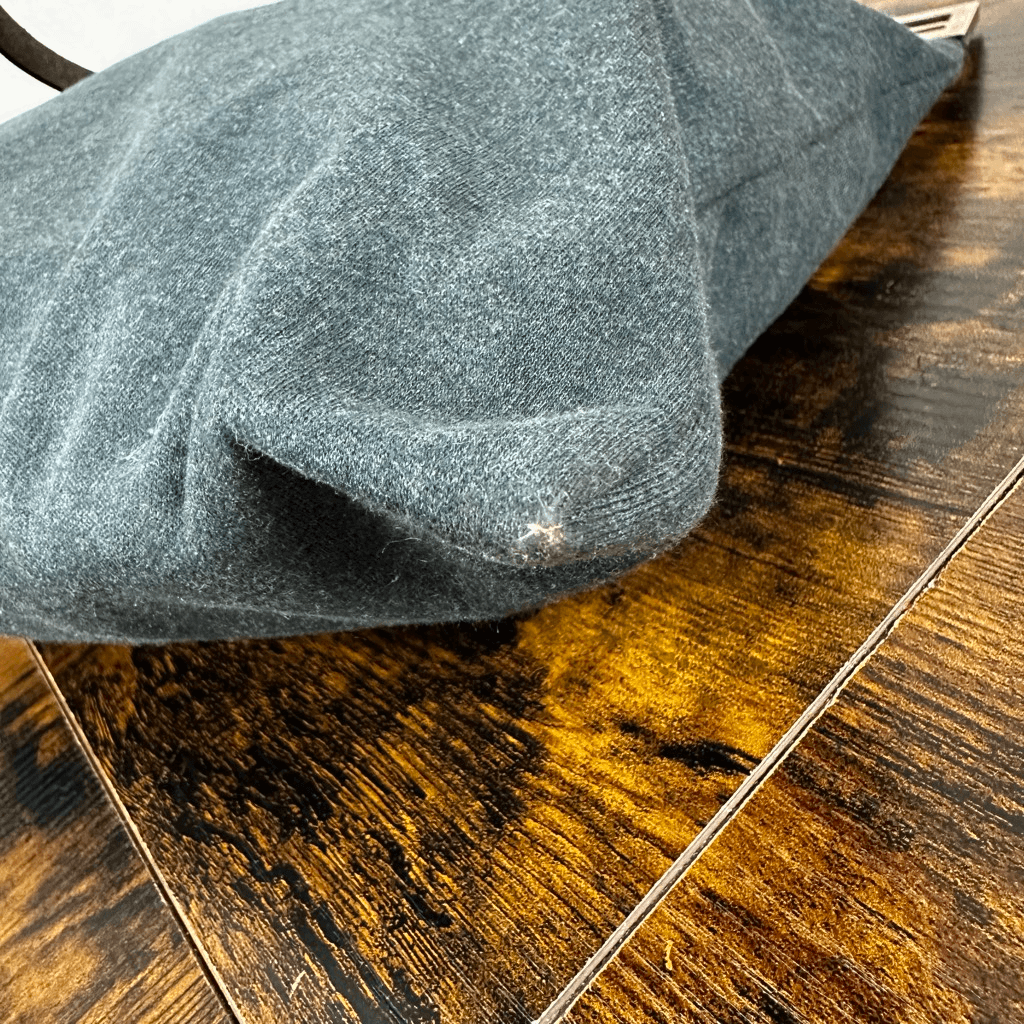 FENDI FF Vintage Jersey Tote Bag Gray