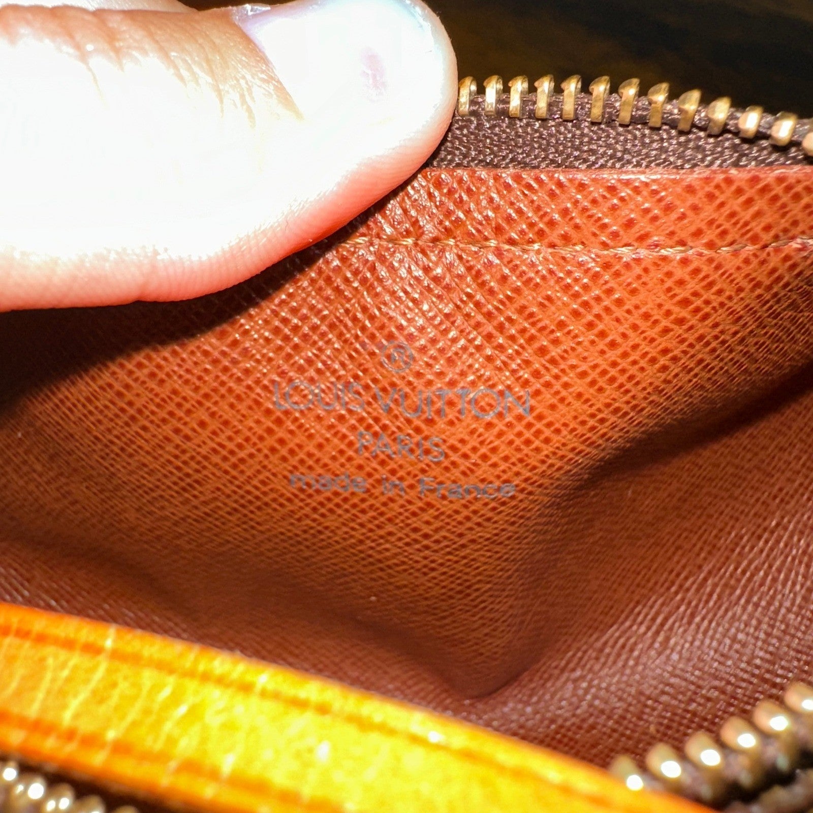 Louis Vuitton Monogram Mini Papillon Accessories Pouch Bag Vintage Authentic