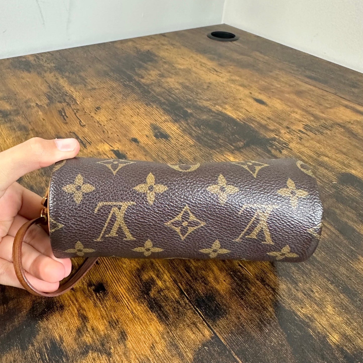 Louis Vuitton Monogram Mini Papillon Accessories Pochette Bag Purse Handbag