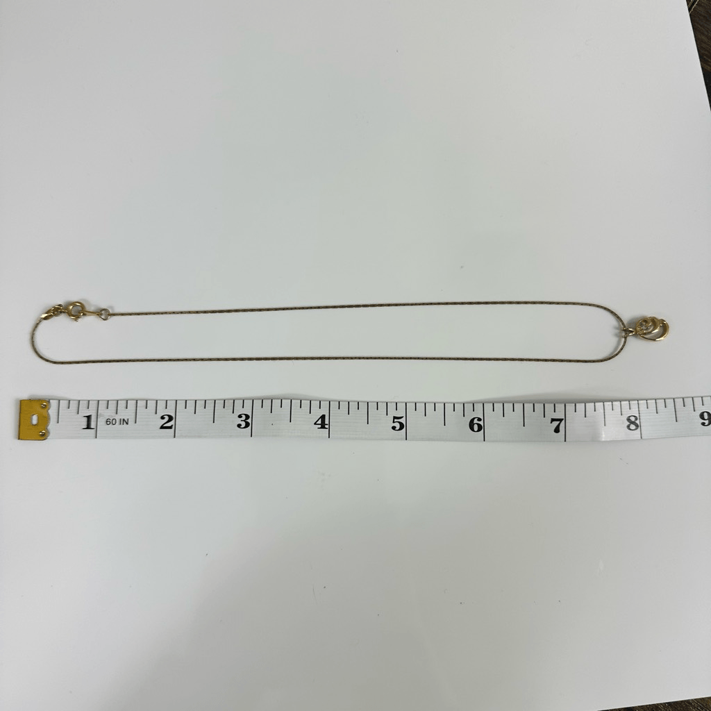 Givenchy Vintage Gold Tone Pendant Necklace