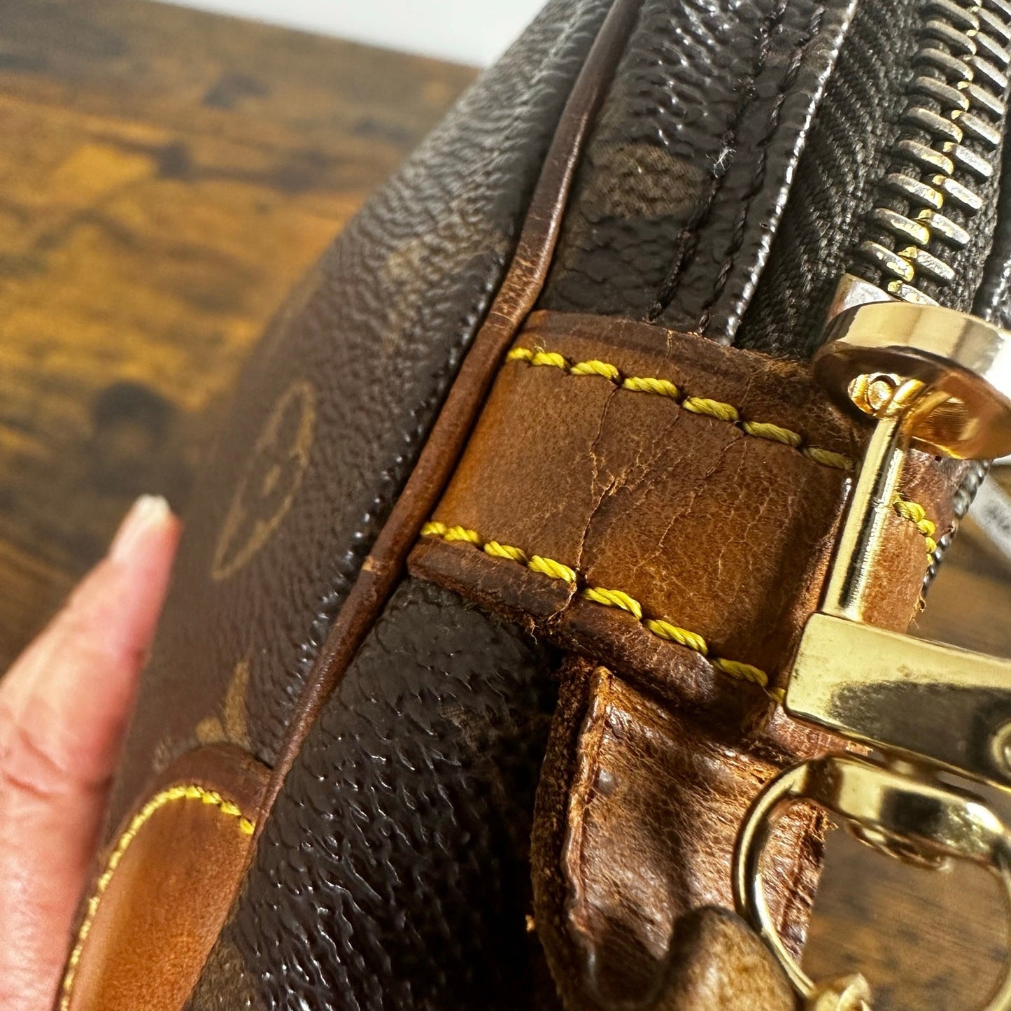 Louis Vuitton Vintage Monogram Marly Dragonne Clutch Bag