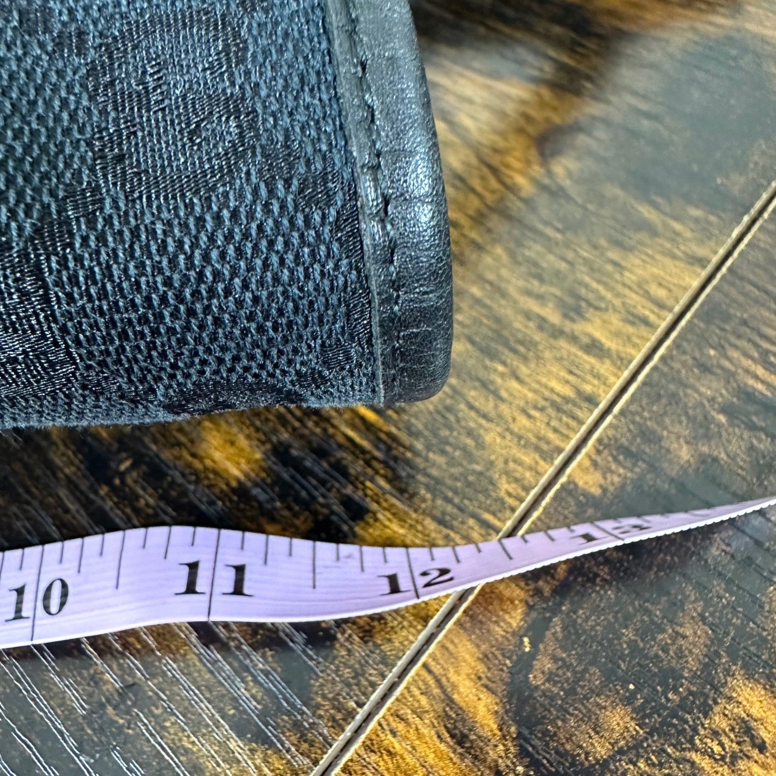 Gucci GG Canvas Tote Bag Black Authentic Designer Handbag Purse Classic