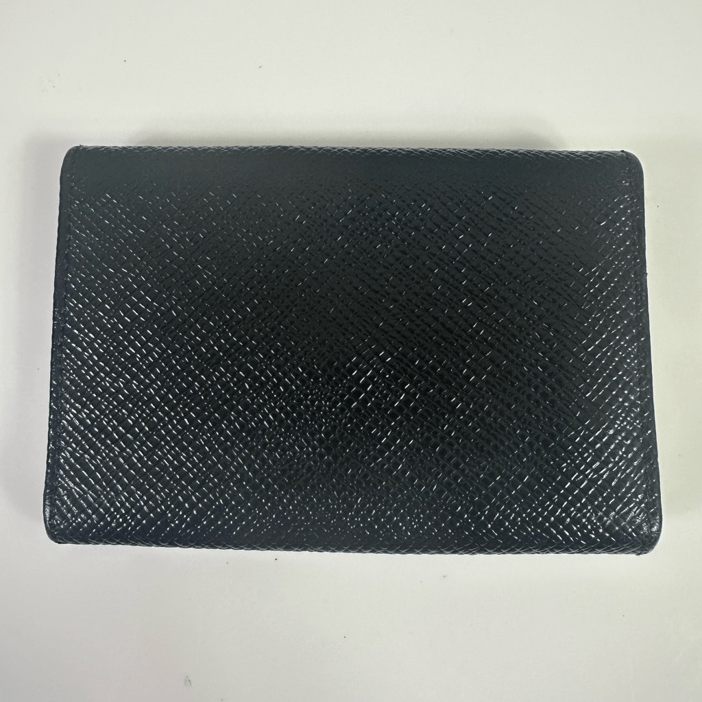 Louis Vuitton Black Taiga Leather 6 Key Case Holder