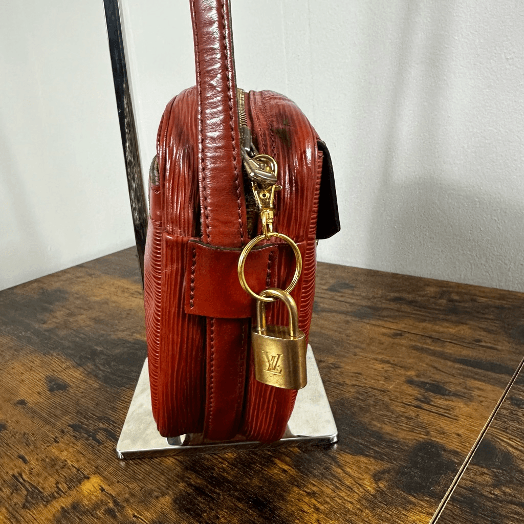 Louis Vuitton Vintage Bag Jeune Fille Brown Epi Leather Crossbody