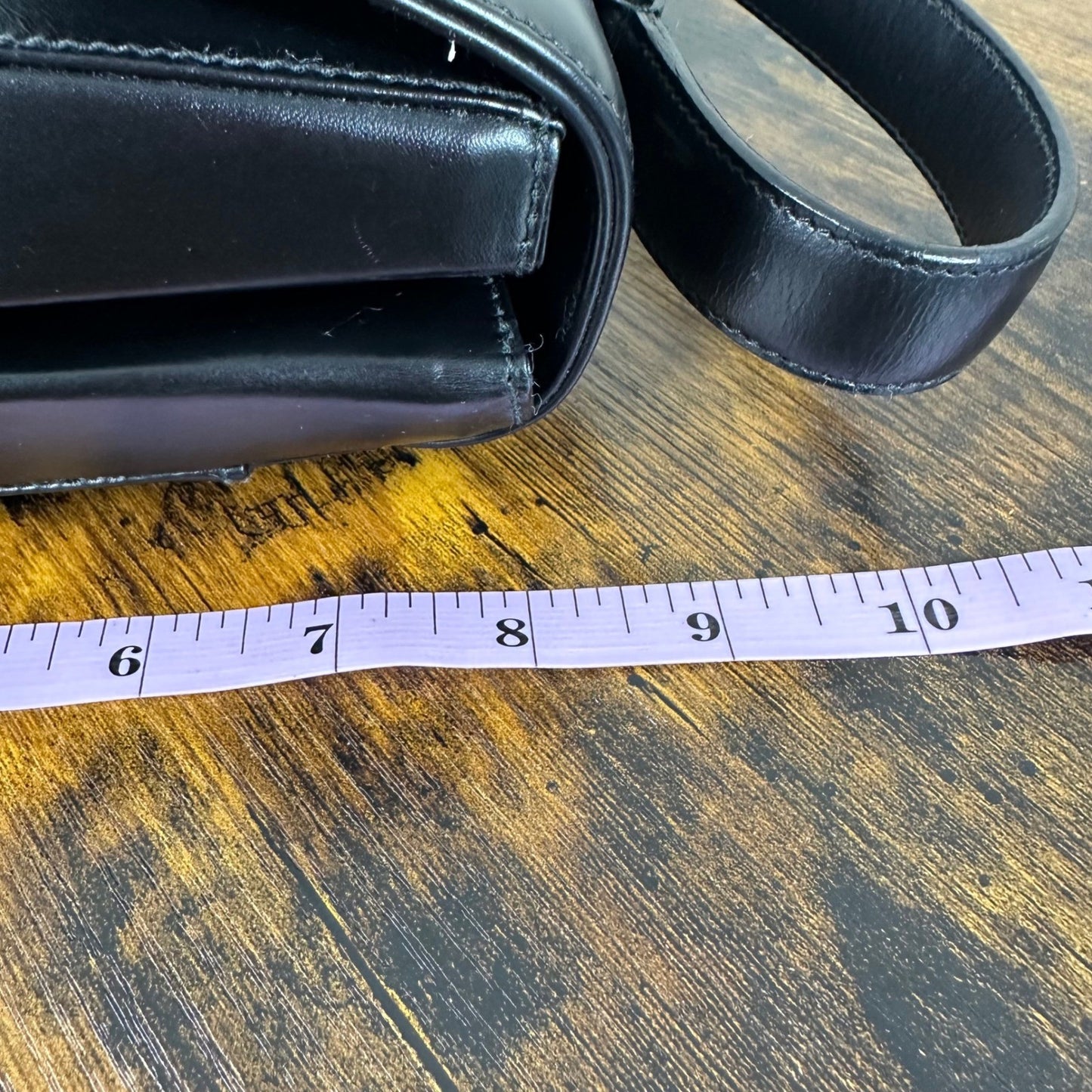 Prada Milano Vitello Lissato Black Leather Top Handle Bag Authentic Designer