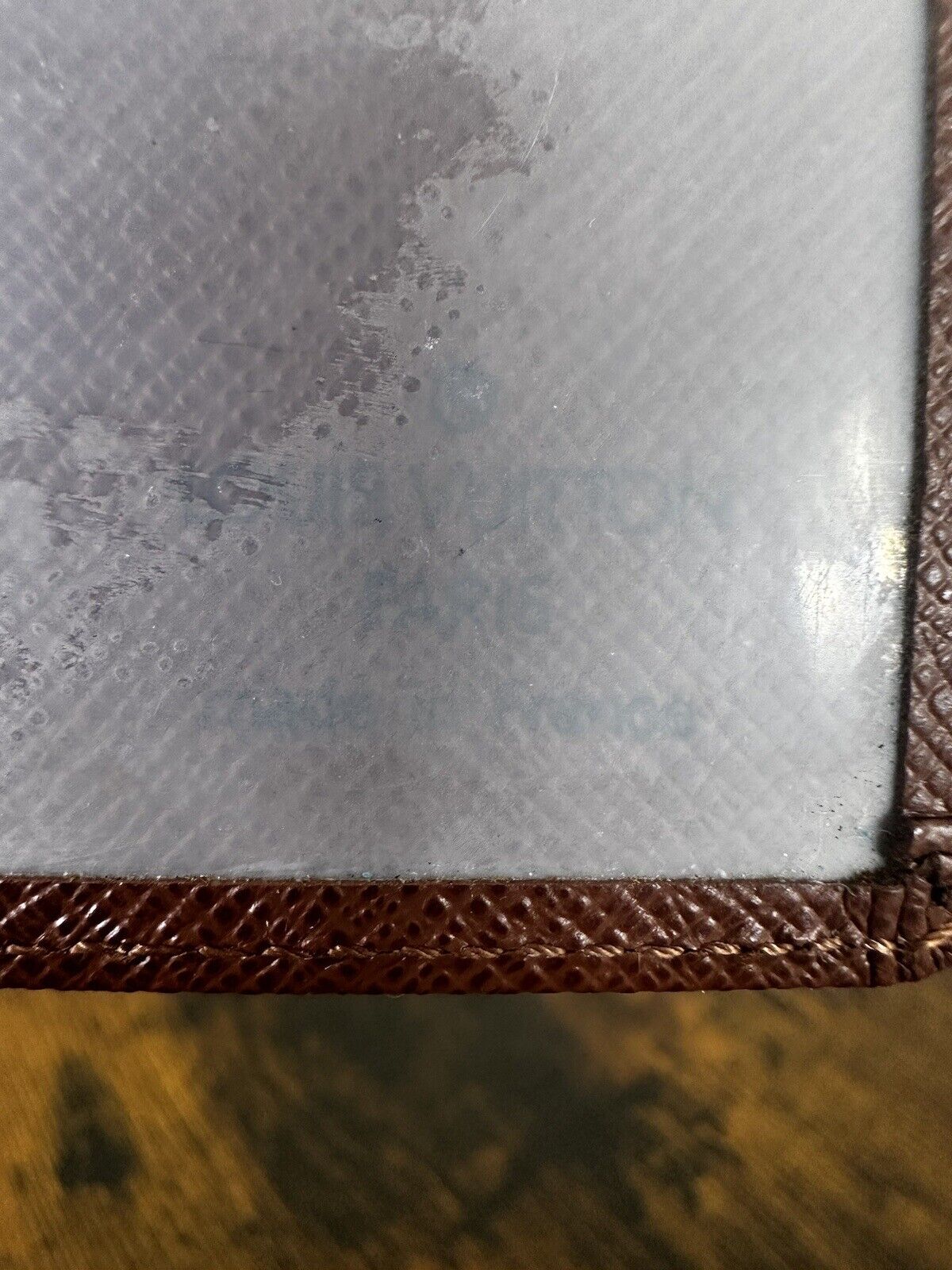 Louis Vuitton Taiga Bifold ID Card Case Slim Wallet Authenticated W/ COA Brown