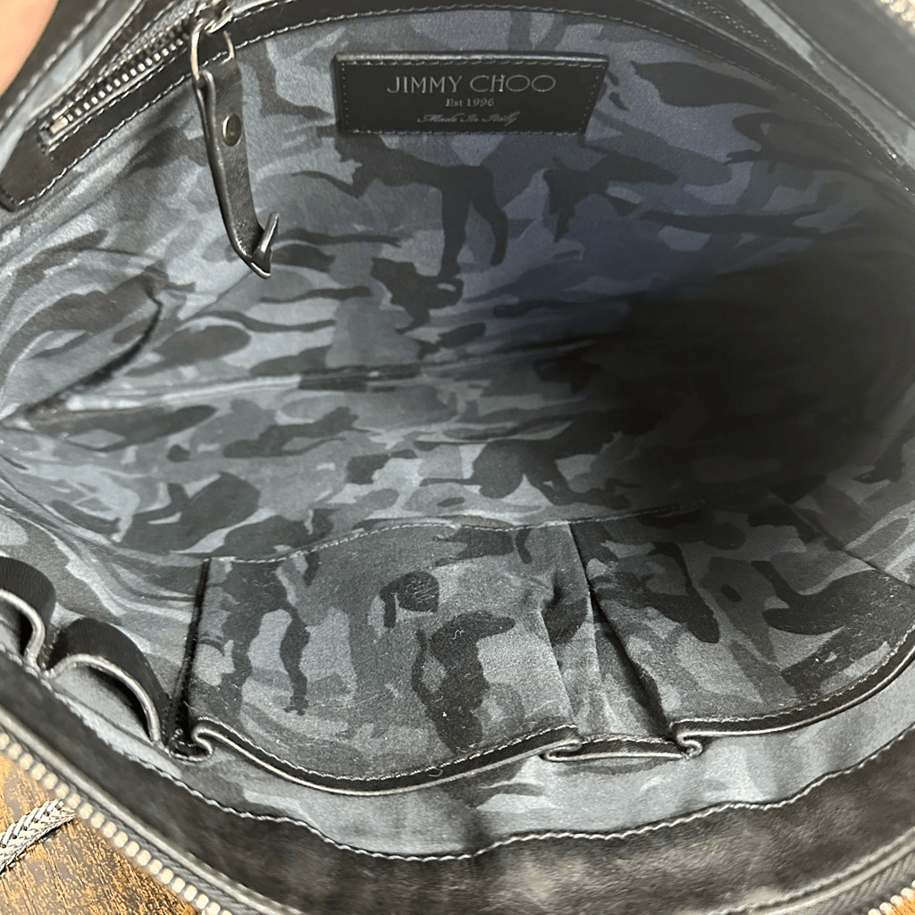 Jimmy Choo Derek Clutch Bag Crossbody Converted