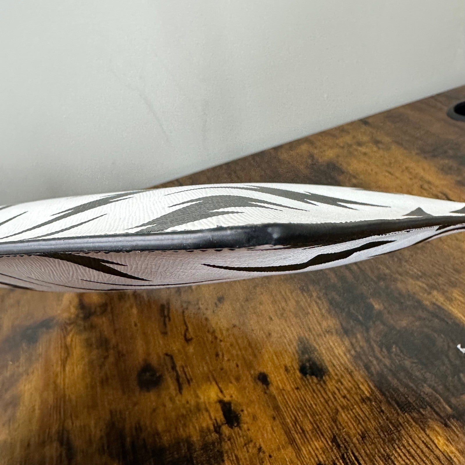 Givenchy Lightning Bolt Print Pouch Clutch Cosmetic Bag Black White