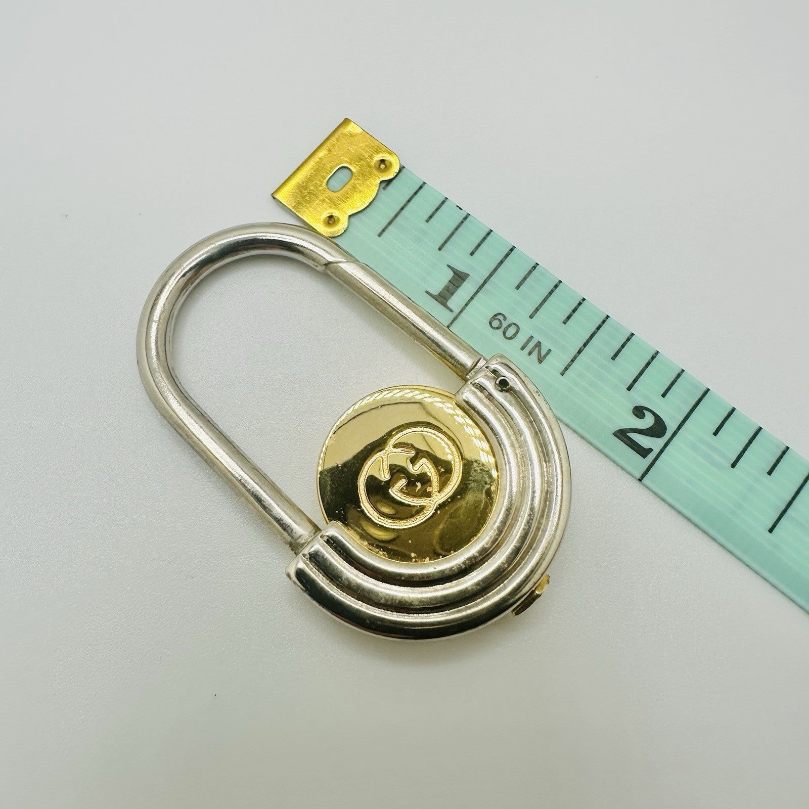 Gucci Interlocking G Two-Tone Key Ring
