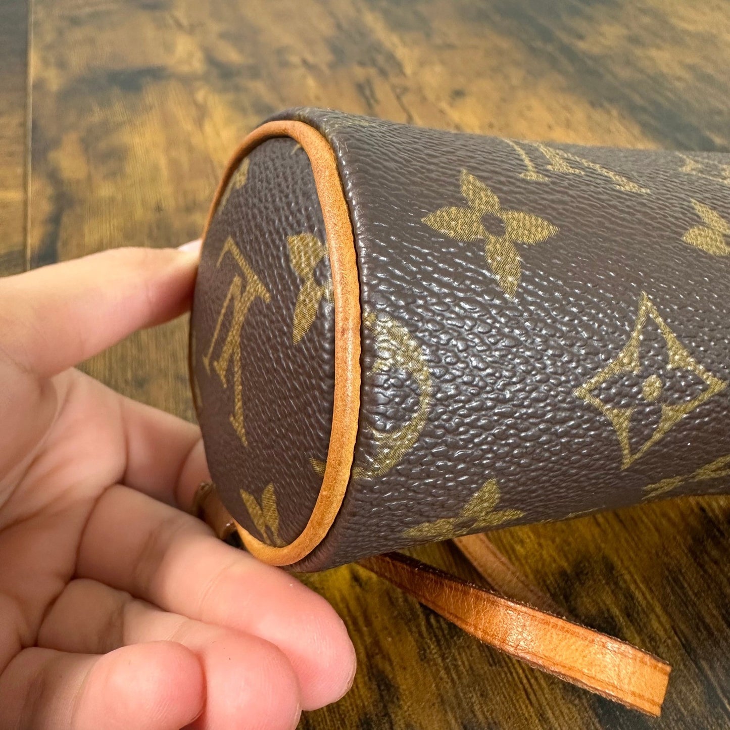 Louis Vuitton Monogram Mini Papillon Accessories Pouch Bag Vintage Authentic