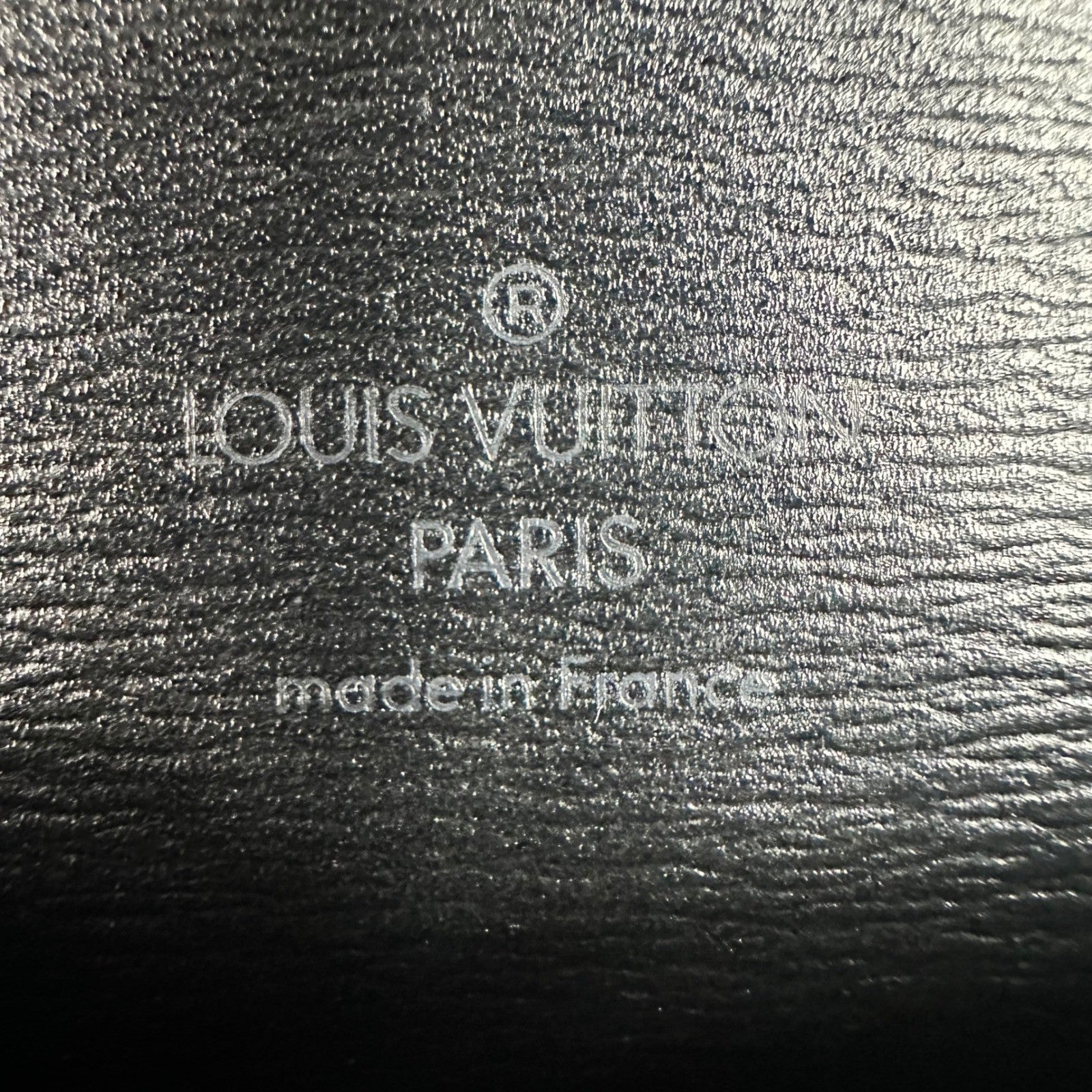 Louis Vuitton Epi Leather Belt Waist Bag Black Gold Chain Shoulder Bag