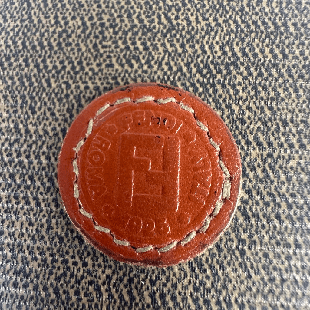 FENDI FF Vintage Mirror Case With Hand Mirror