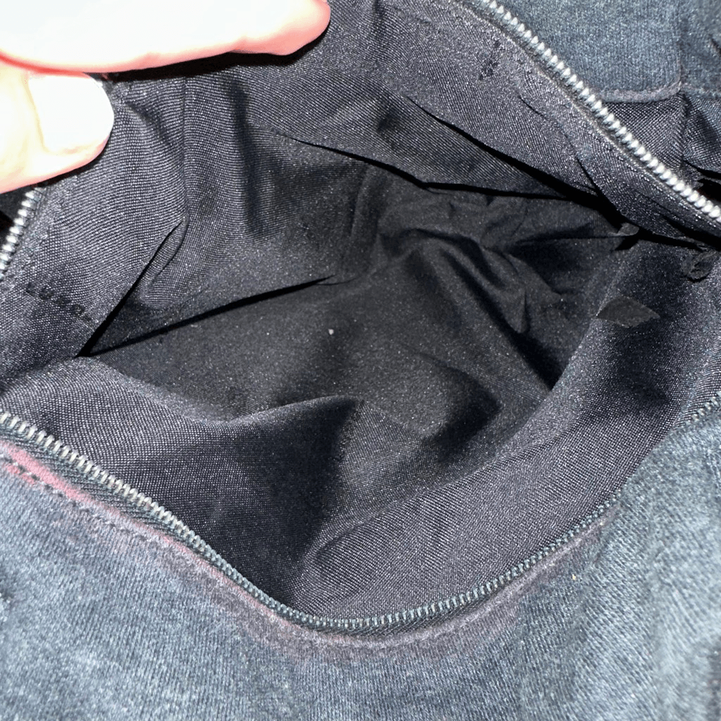 FENDI FF Vintage Jersey Tote Bag Gray