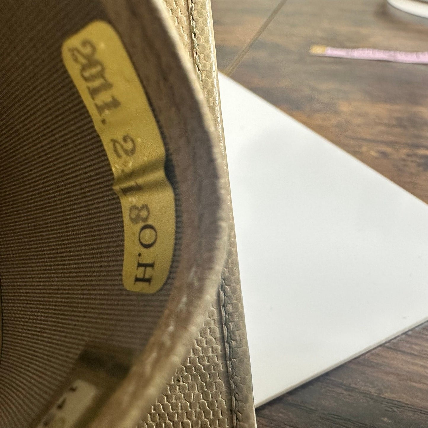 Authentic Chanel CC Beige Leather Key Holder Wallet