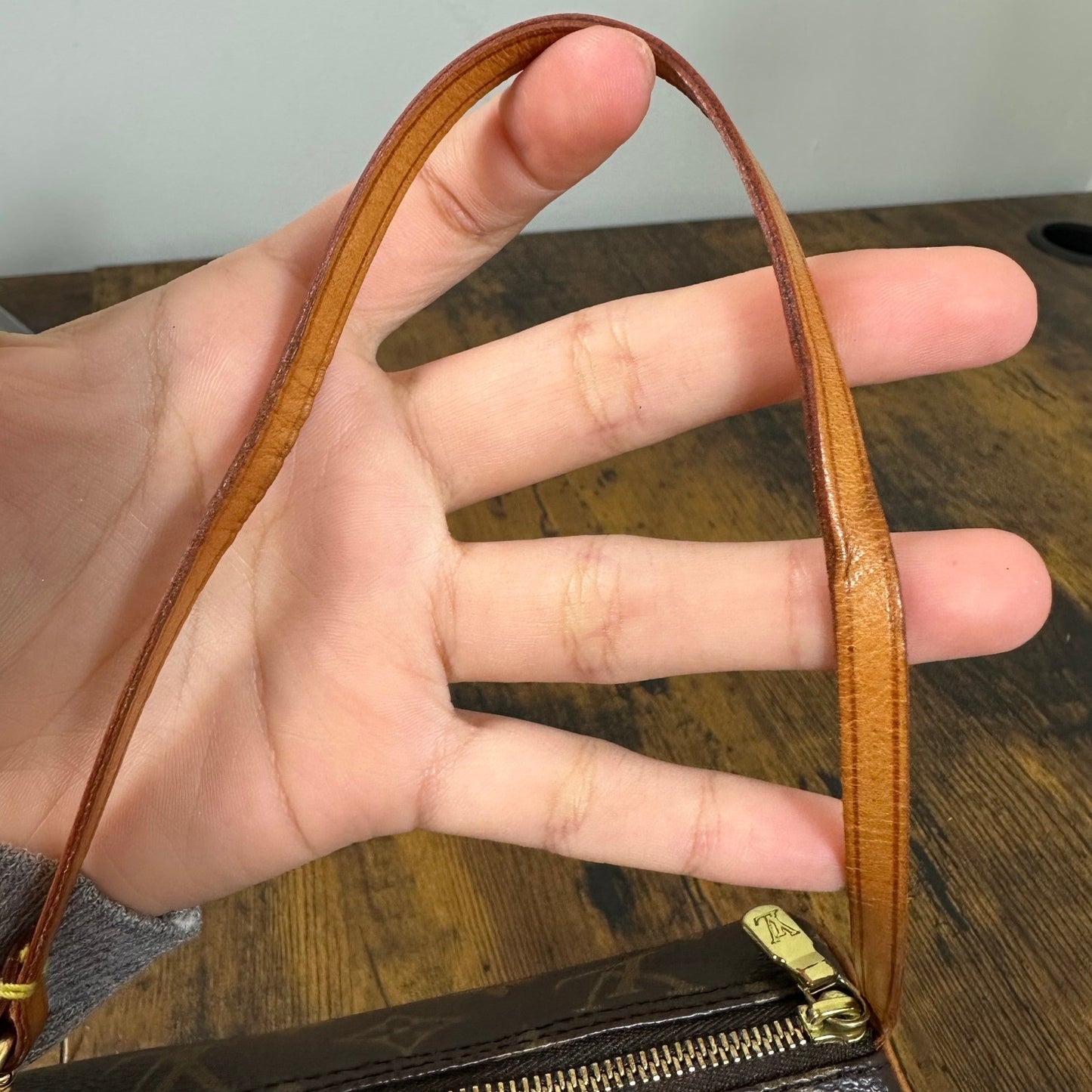 Louis Vuitton Monogram Mini Papillon Accessories Pouch Bag Vintage Authentic