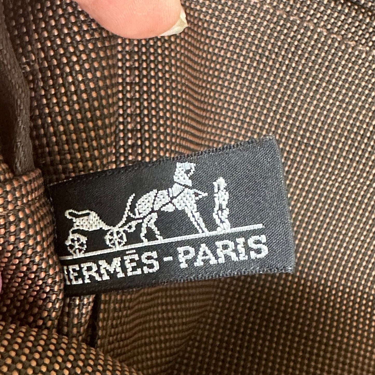 Hermes Paris Her Line Brown MM Tote Handbag Authenticated W/ COA