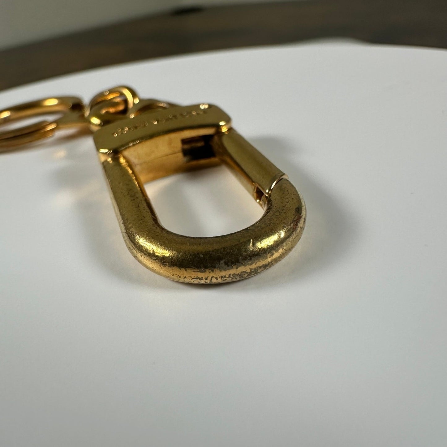 Louis Vuitton Gold Tone Ancre Key Holder Bag Charm