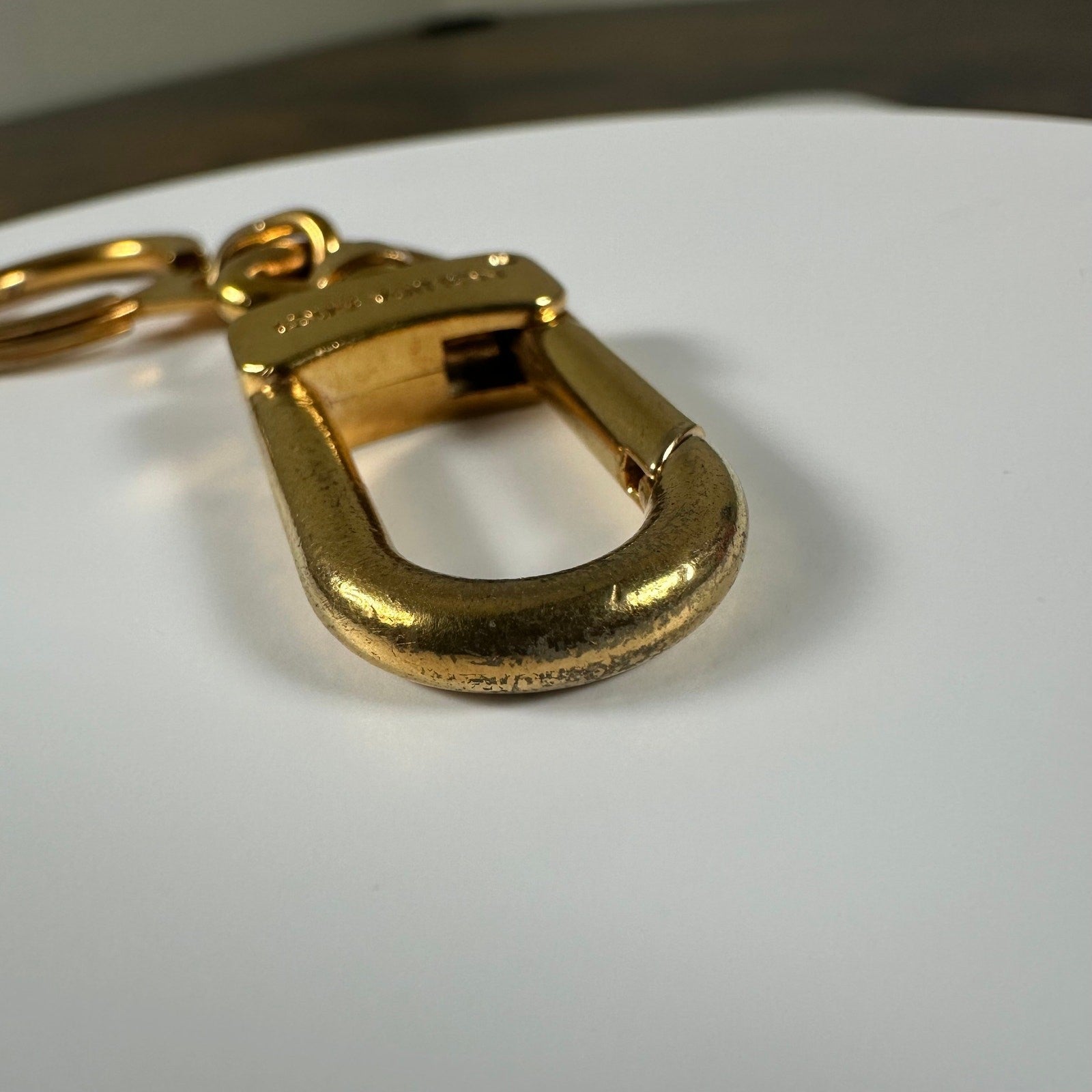 Louis Vuitton Gold Tone Ancre Key Holder Bag Charm