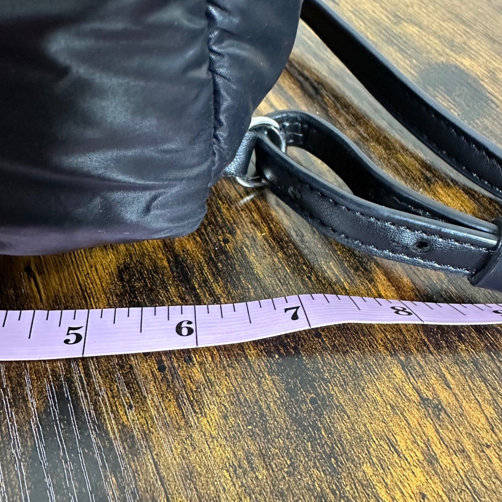 Stella McCartney Black Padded Star Mini Backpack Chain Detail Italy