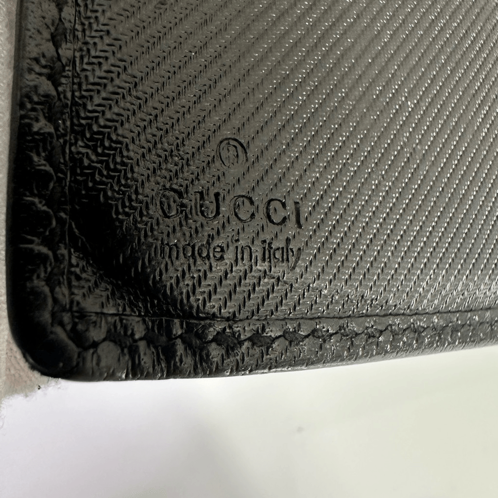 Gucci Hysteria Bifold Leather Wallet Black