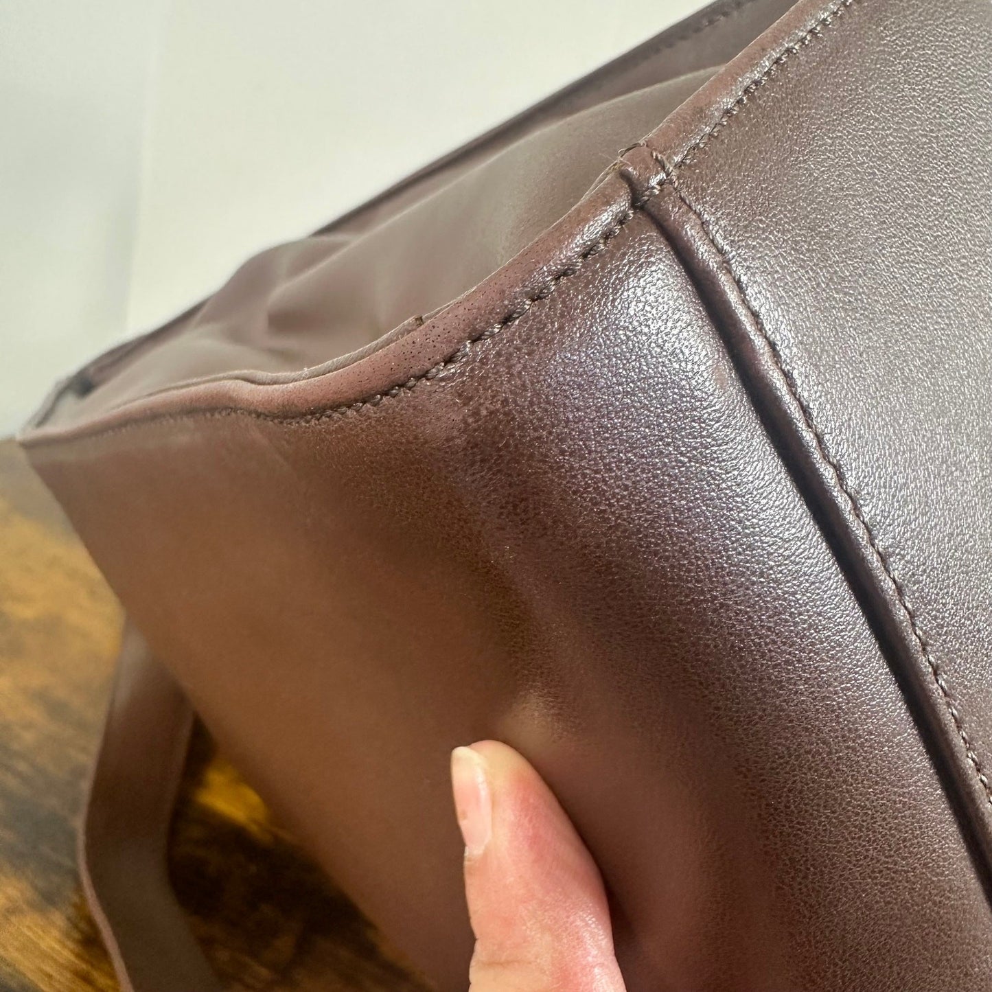 Vintage Chloe Brown Leather Sling Bag Backpack Authentic