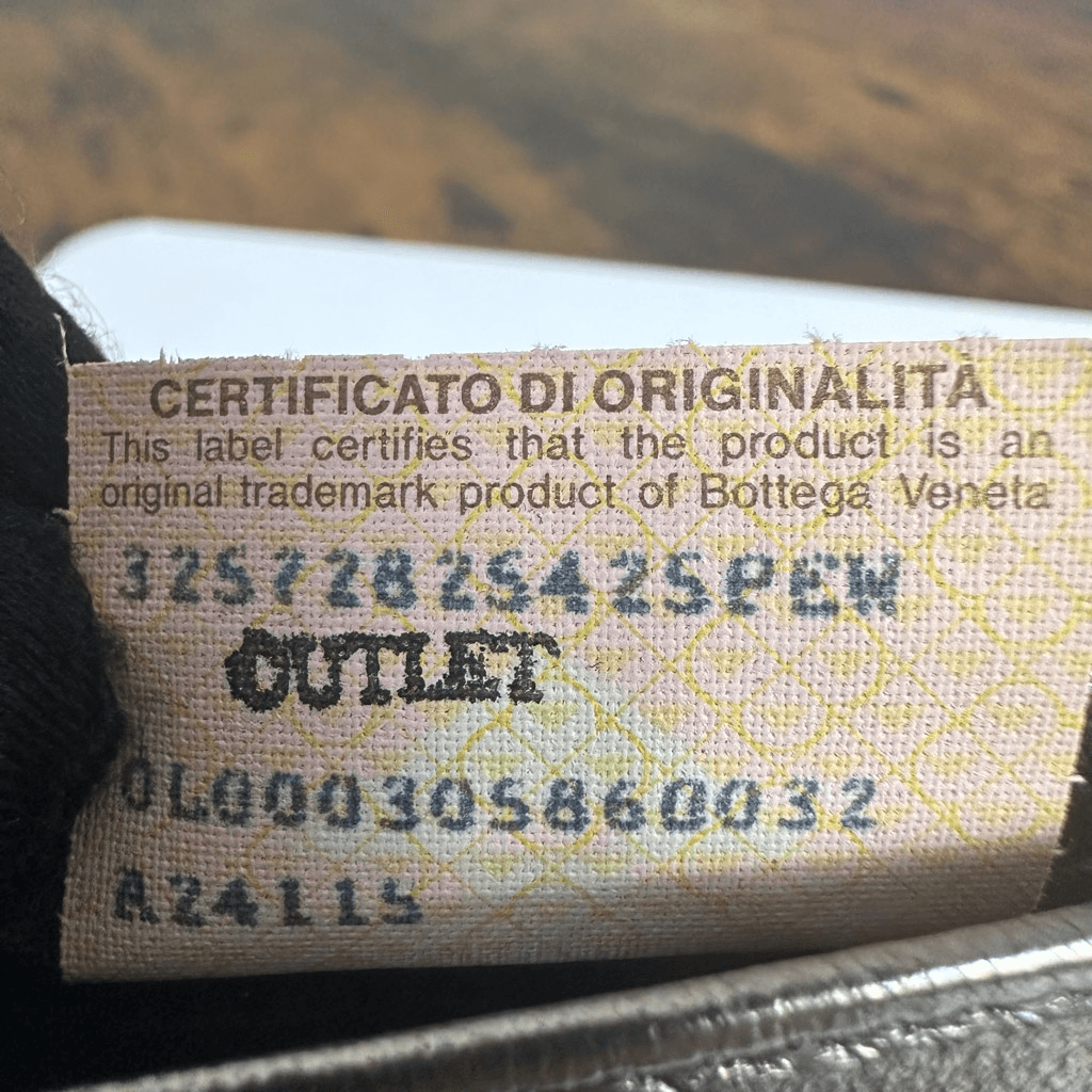 Bottega Veneta Vintage Genuine Lizard Wallet