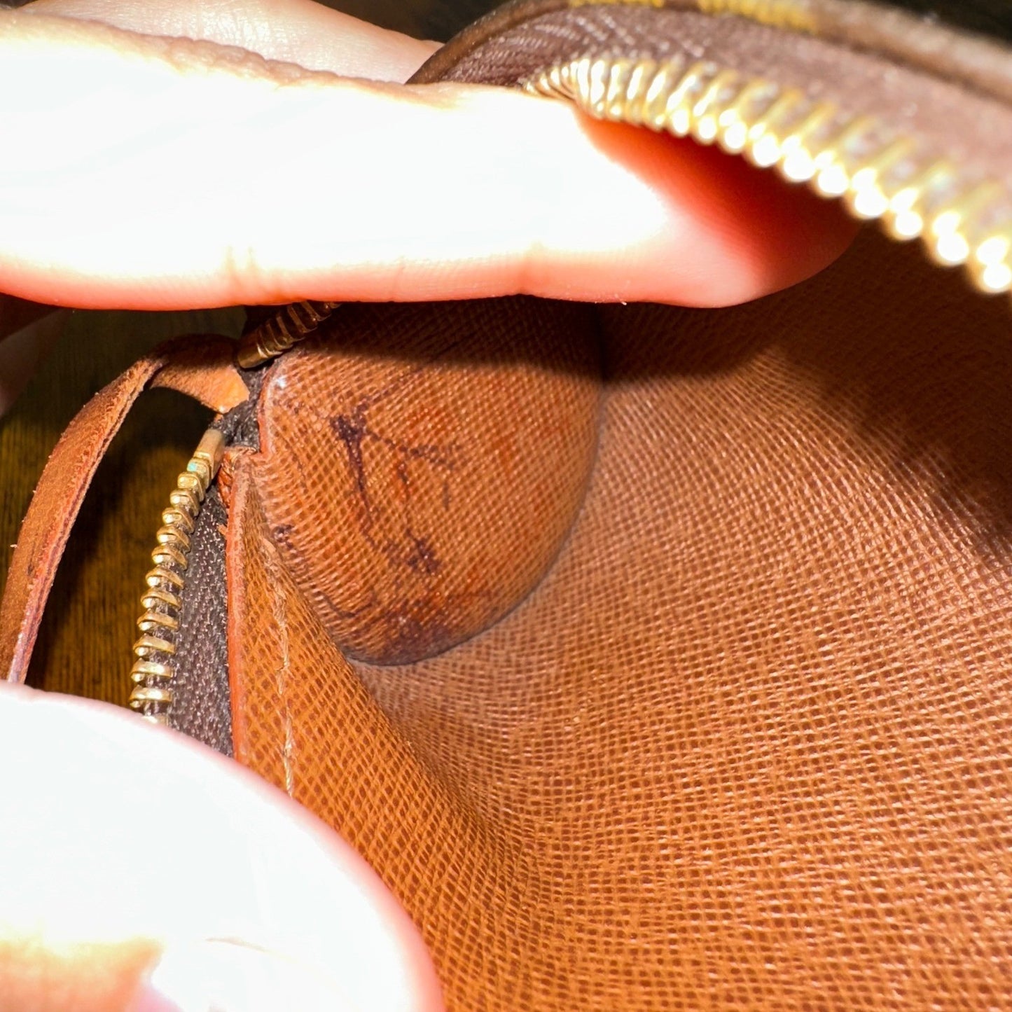 Louis Vuitton Monogram Mini Papillon Accessories Pochette Bag Purse Handbag