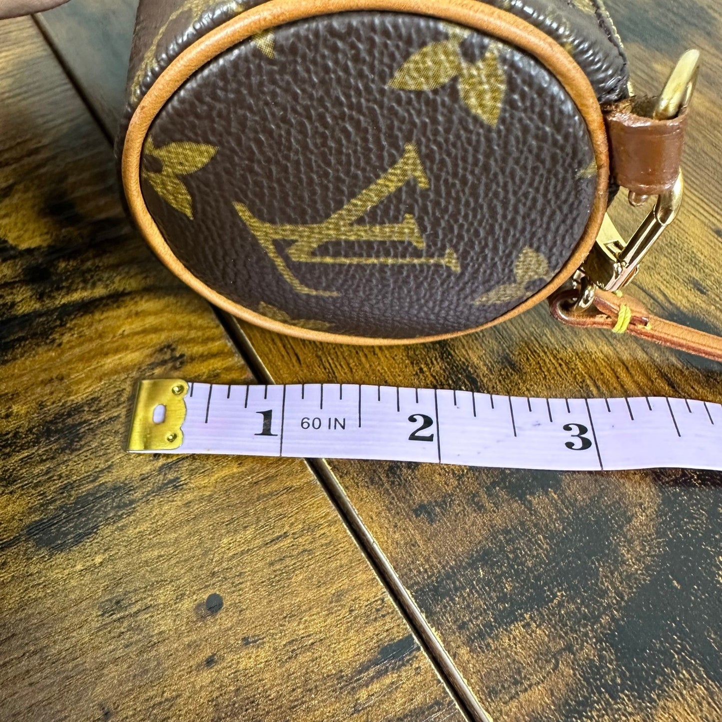 Louis Vuitton Monogram Mini Papillon Accessories Pouch Bag Vintage Authentic