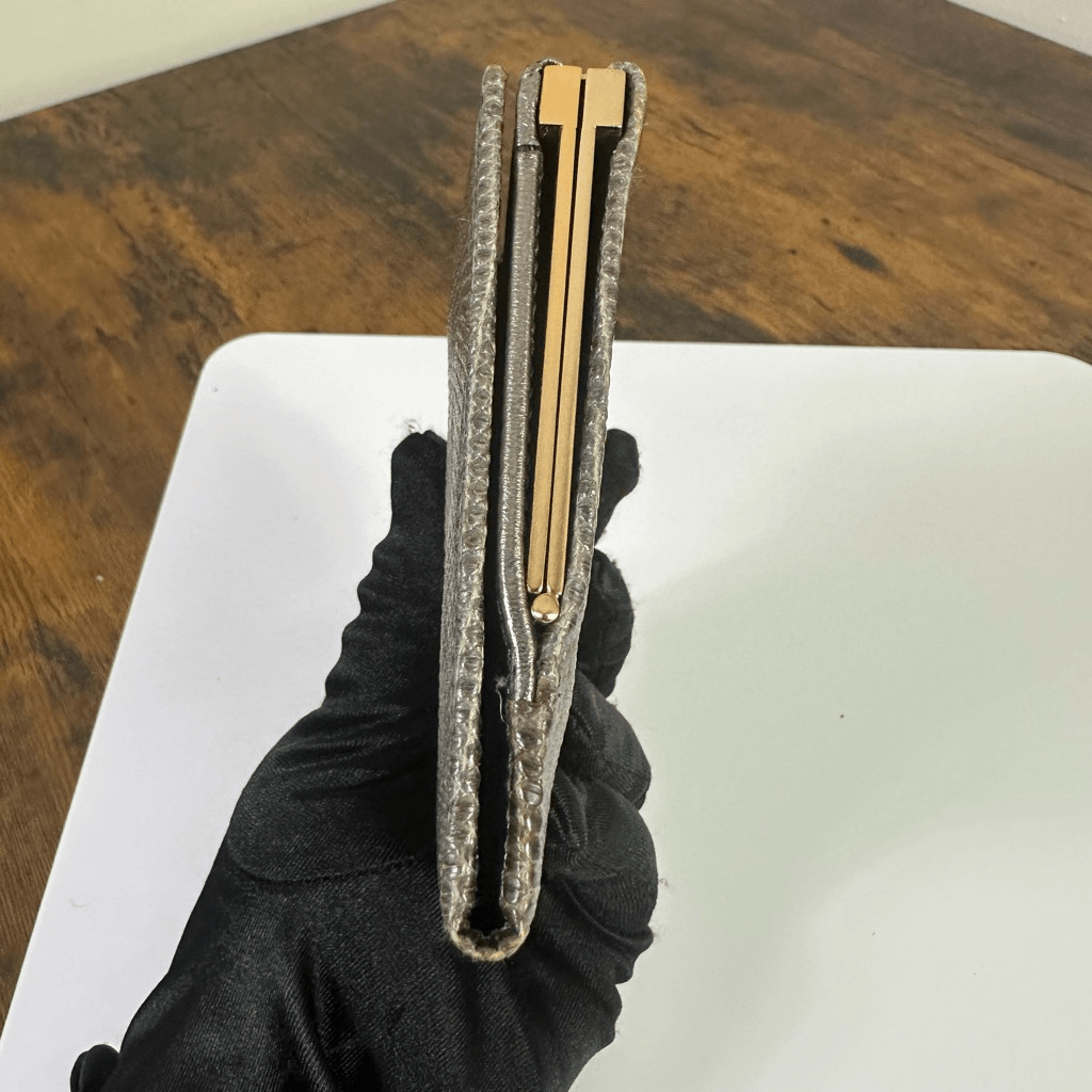 Bottega Veneta Vintage Genuine Lizard Wallet