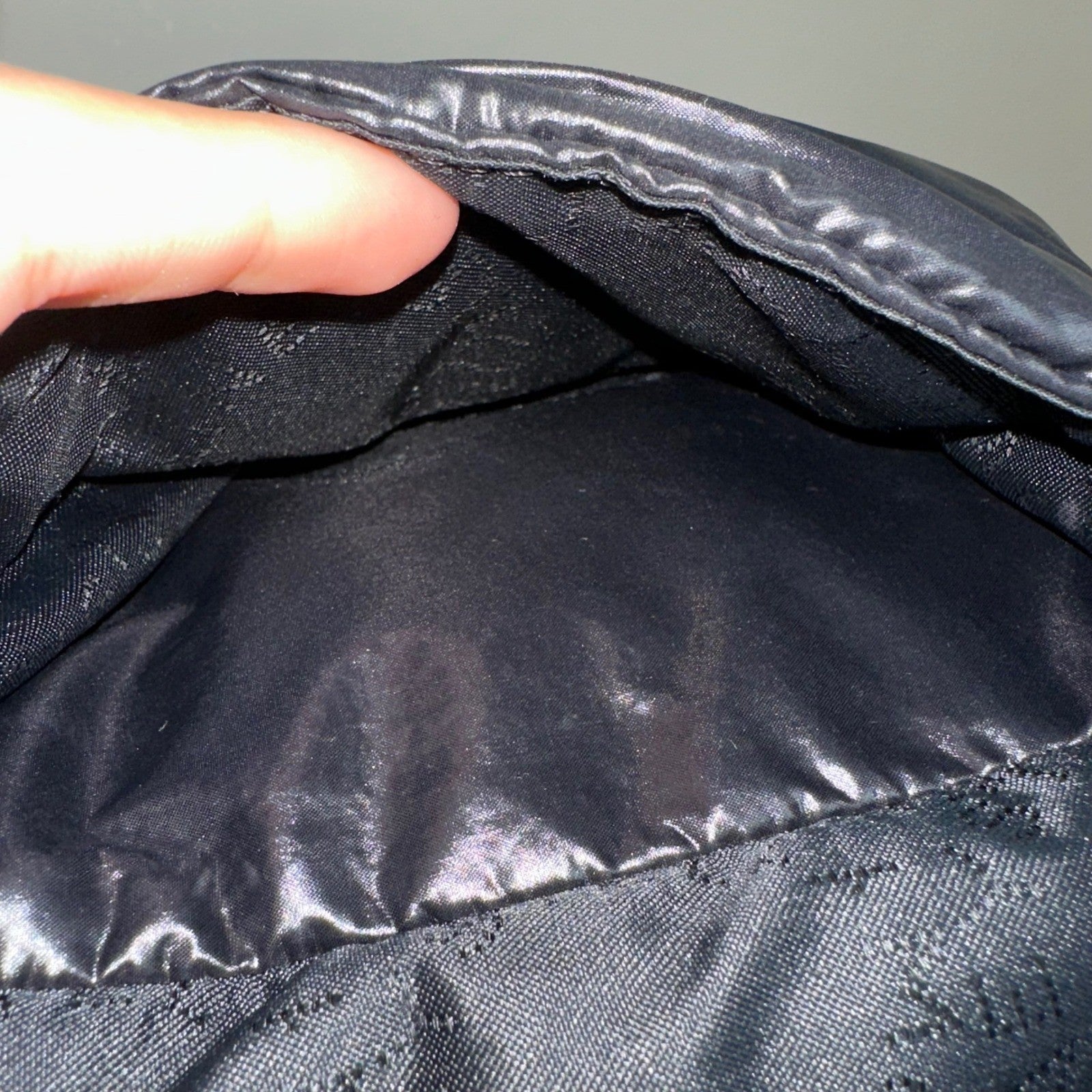 Stella McCartney Black Padded Star Mini Backpack Chain Detail Italy