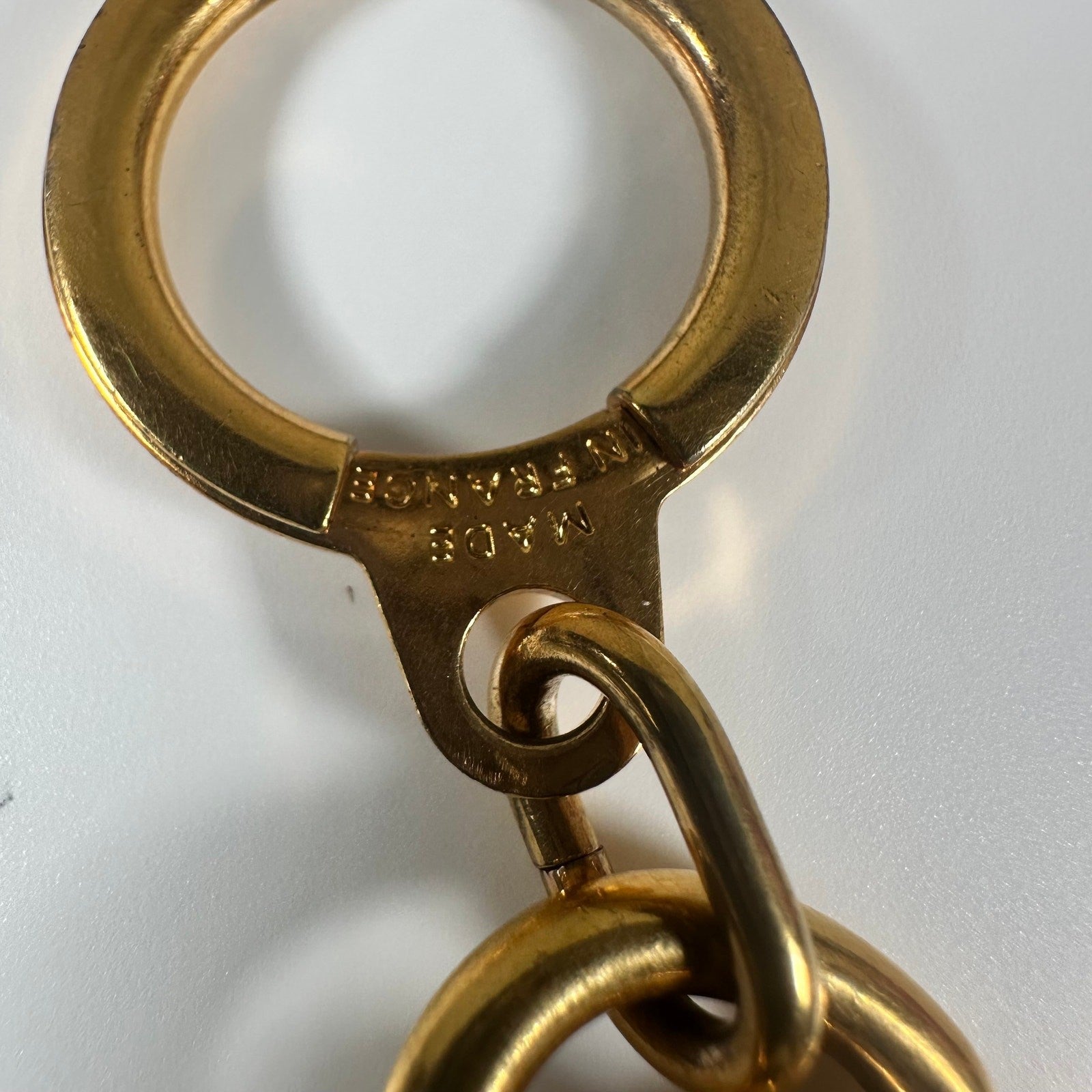 Louis Vuitton Gold Tone Ancre Key Holder Bag Charm