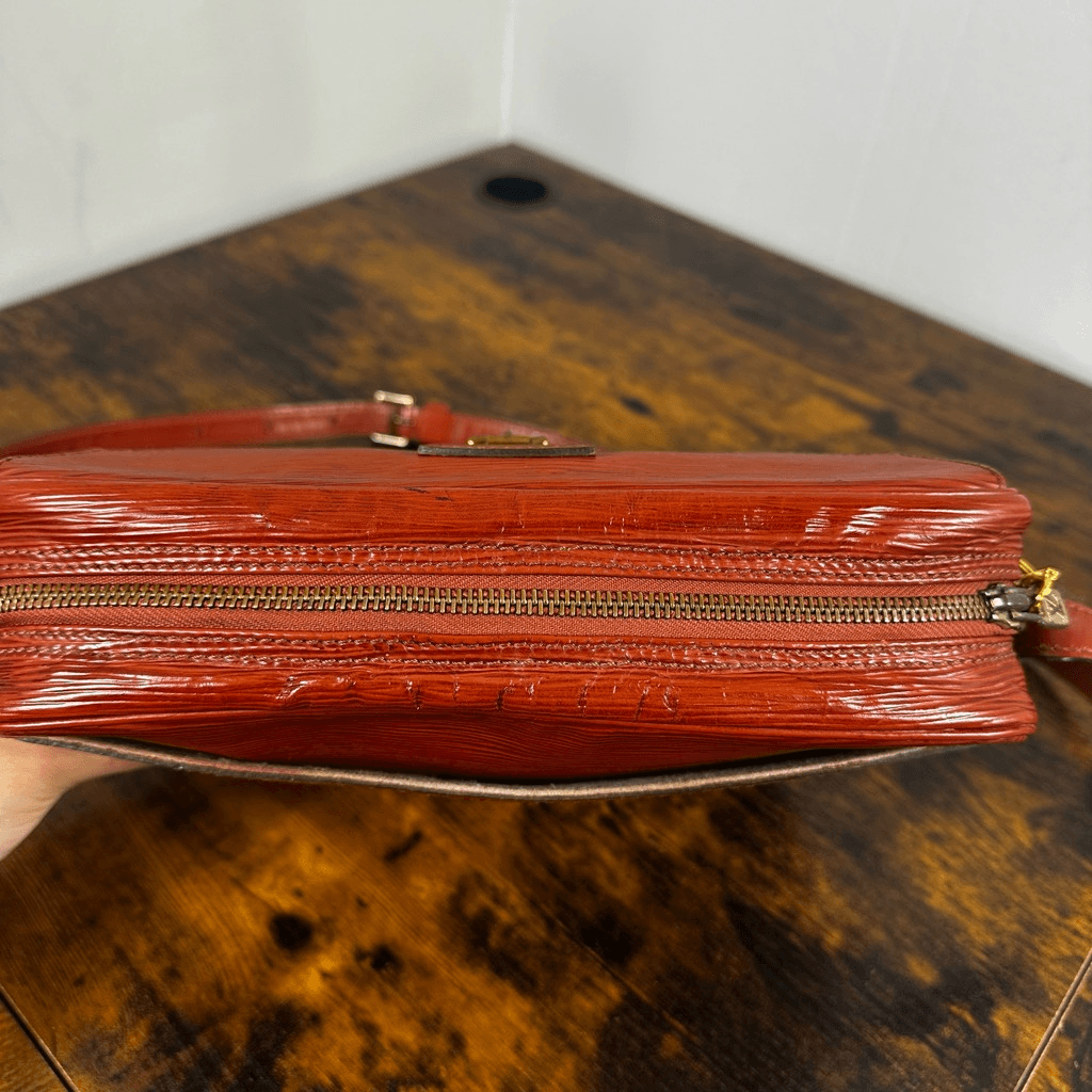 Louis Vuitton Vintage Bag Jeune Fille Brown Epi Leather Crossbody